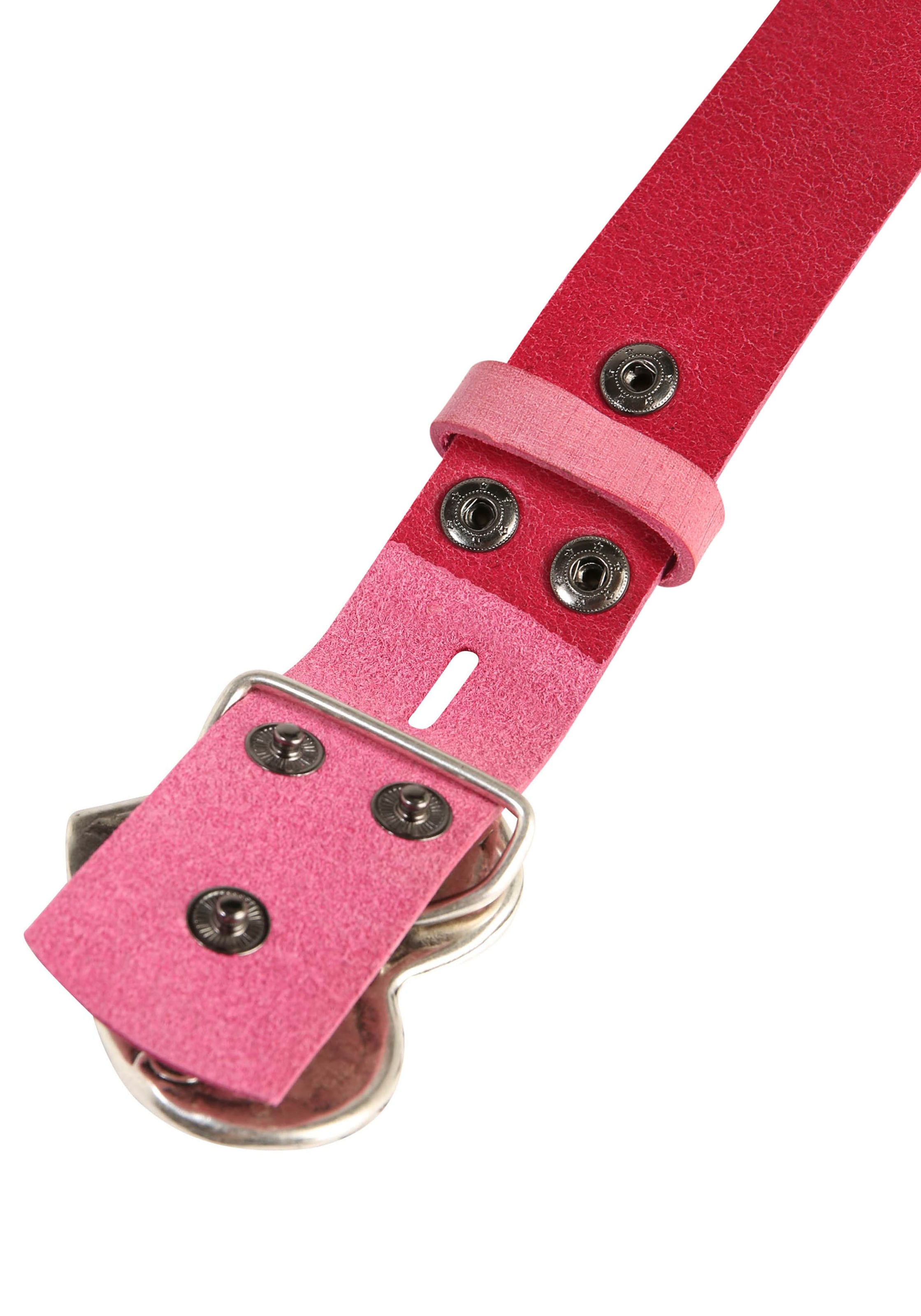 Rettungsring Gürtel Ledergürtel mit austauschbarer Schließe »Rosenherz Halb«