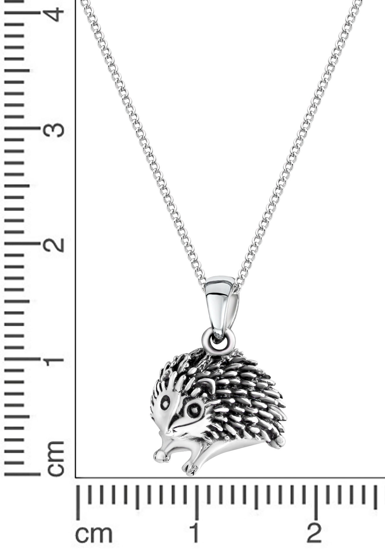 Firetti Kette mit Anhänger »Schmuck Geschenk Silber 925 Halsschmuck Halskette Panzerkette Igel«