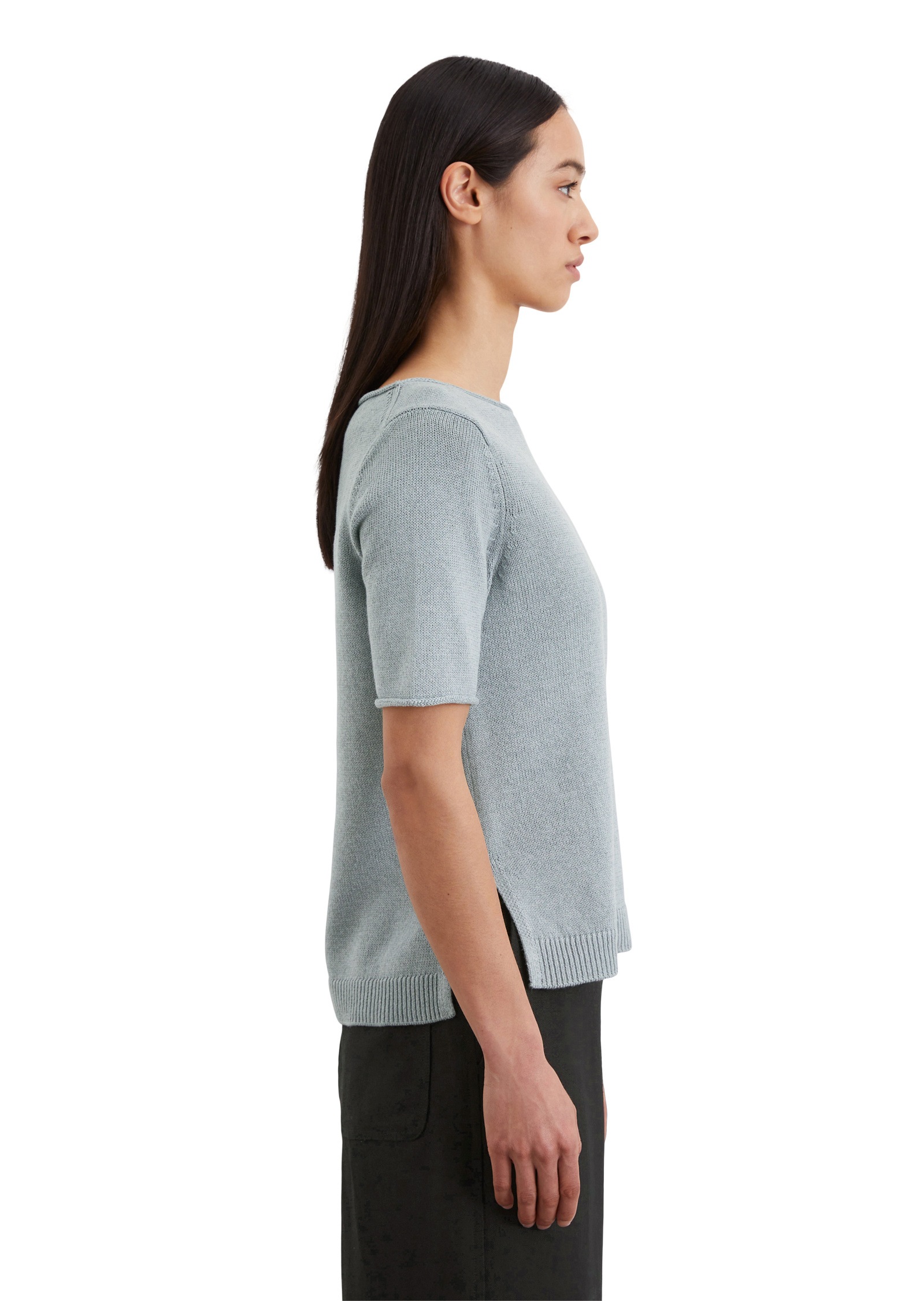 Marc O'Polo Rundhalspullover »aus Organic-Cotton-Leinen-Mix«