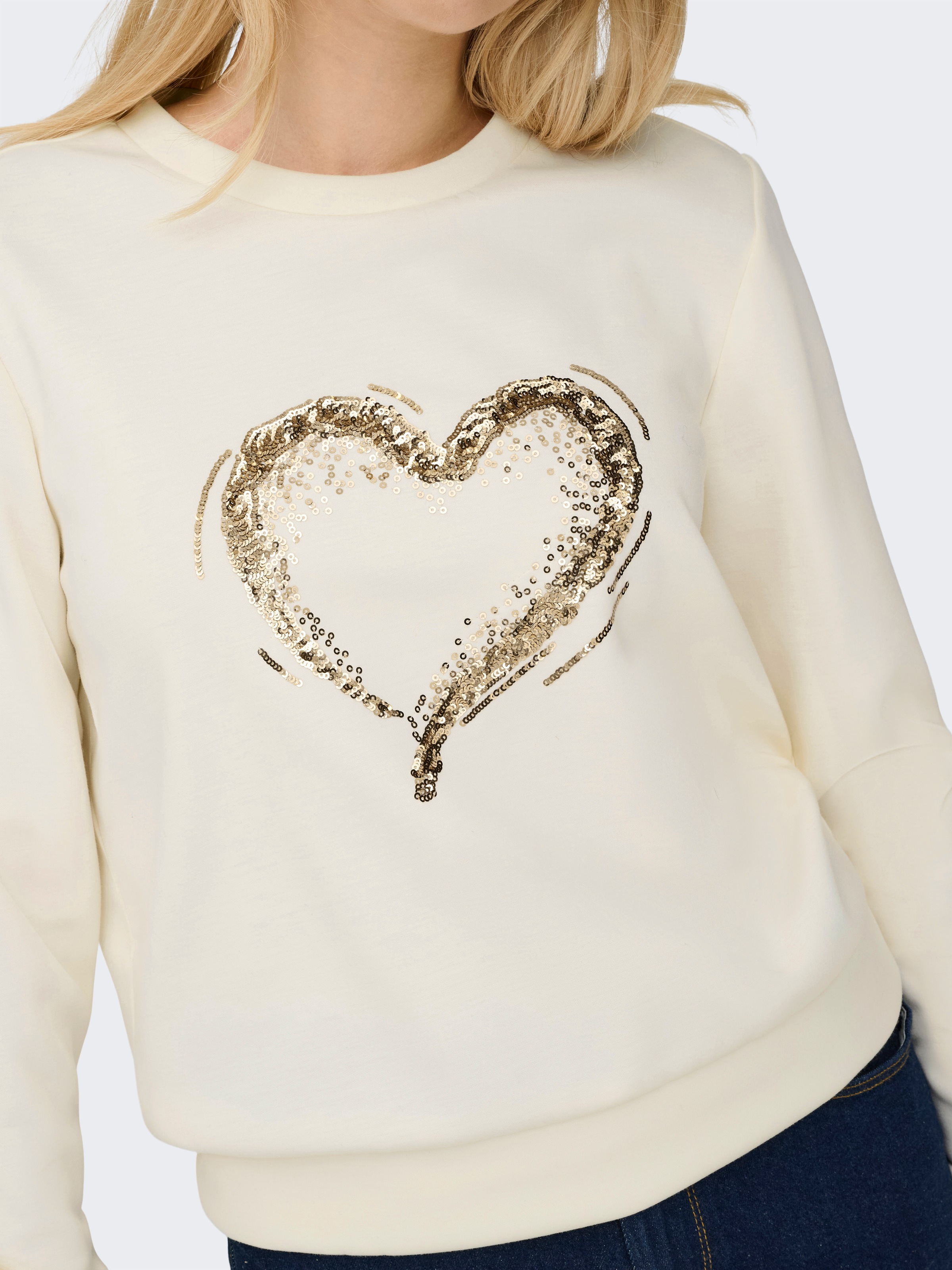 Thumbnail - ONLY Sweatshirt "ONLMARCY L/S O-NECK BOX UB CC SWT"