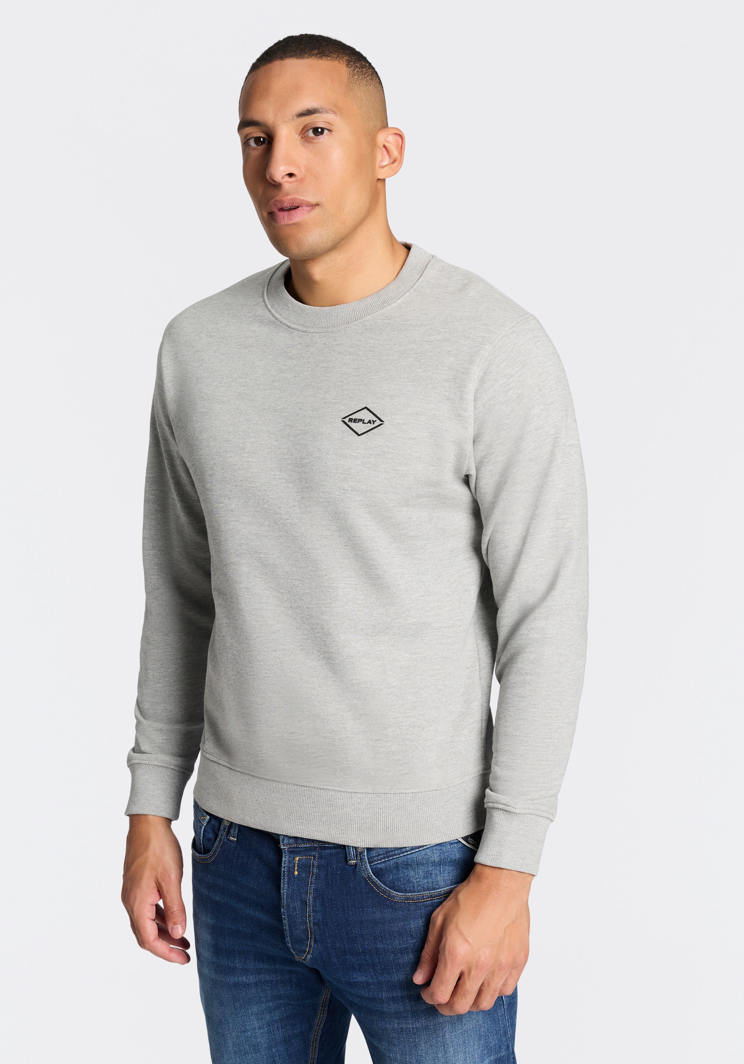 Replay Sweatshirt, in Baumwoll-Qualität