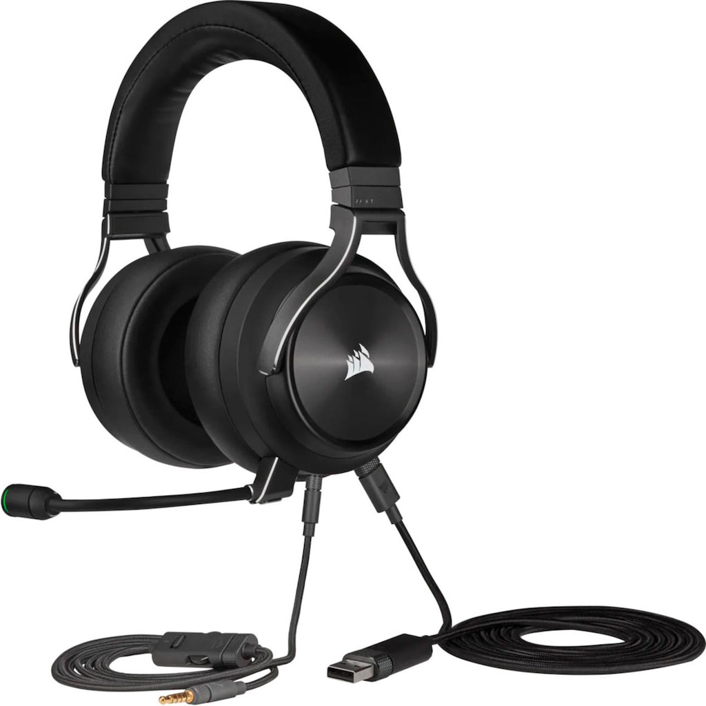 Corsair Gaming-Headset »VIRTUOSO RGB WIRELESS XT«, Bluetooth-WLAN (WiFi), Mikrofon abnehmbar