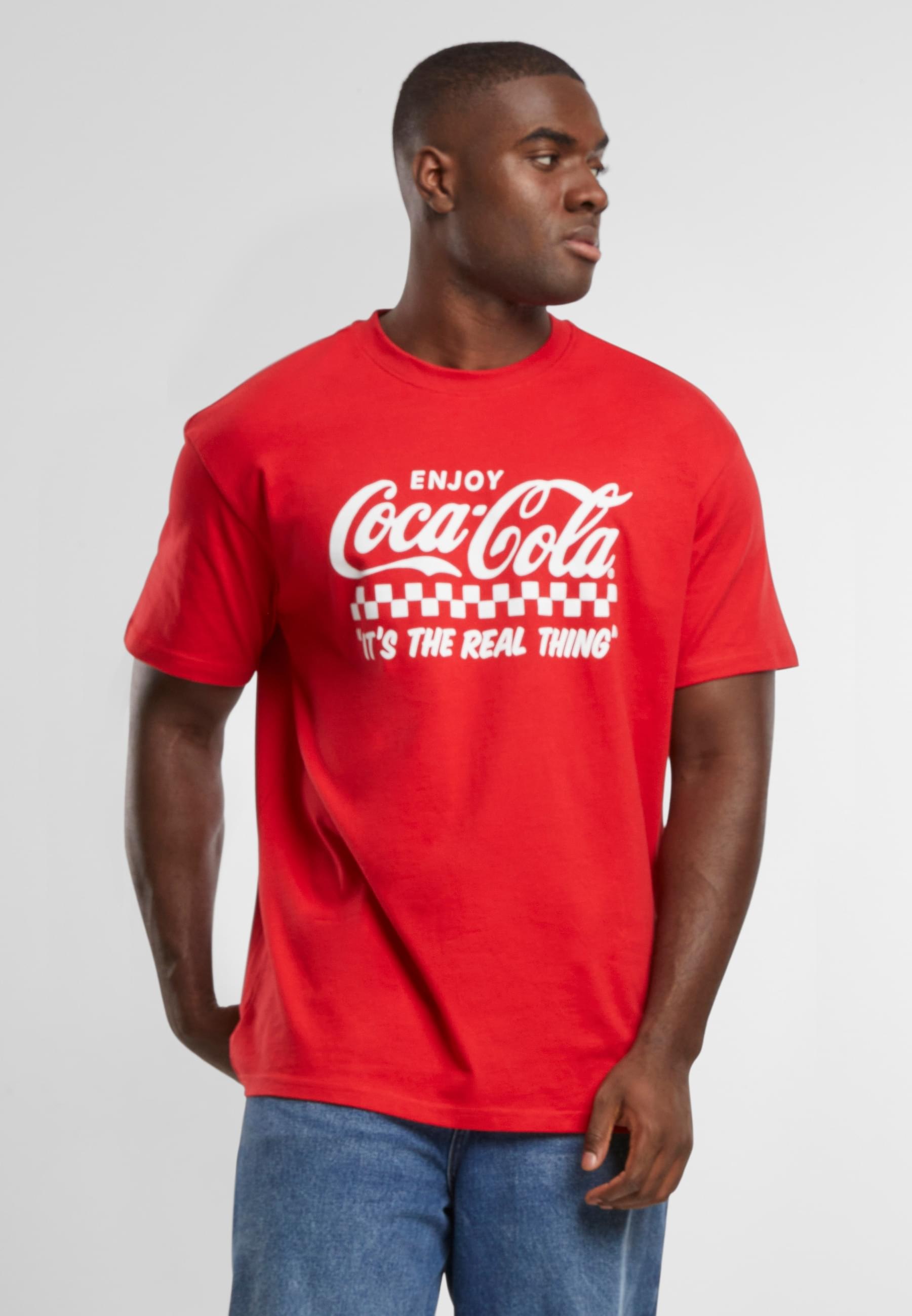 Thumbnail - Merchcode T-Shirt "Merchcode Coca Cola Enjoy Coke Oversize Tee" 1 Stk.