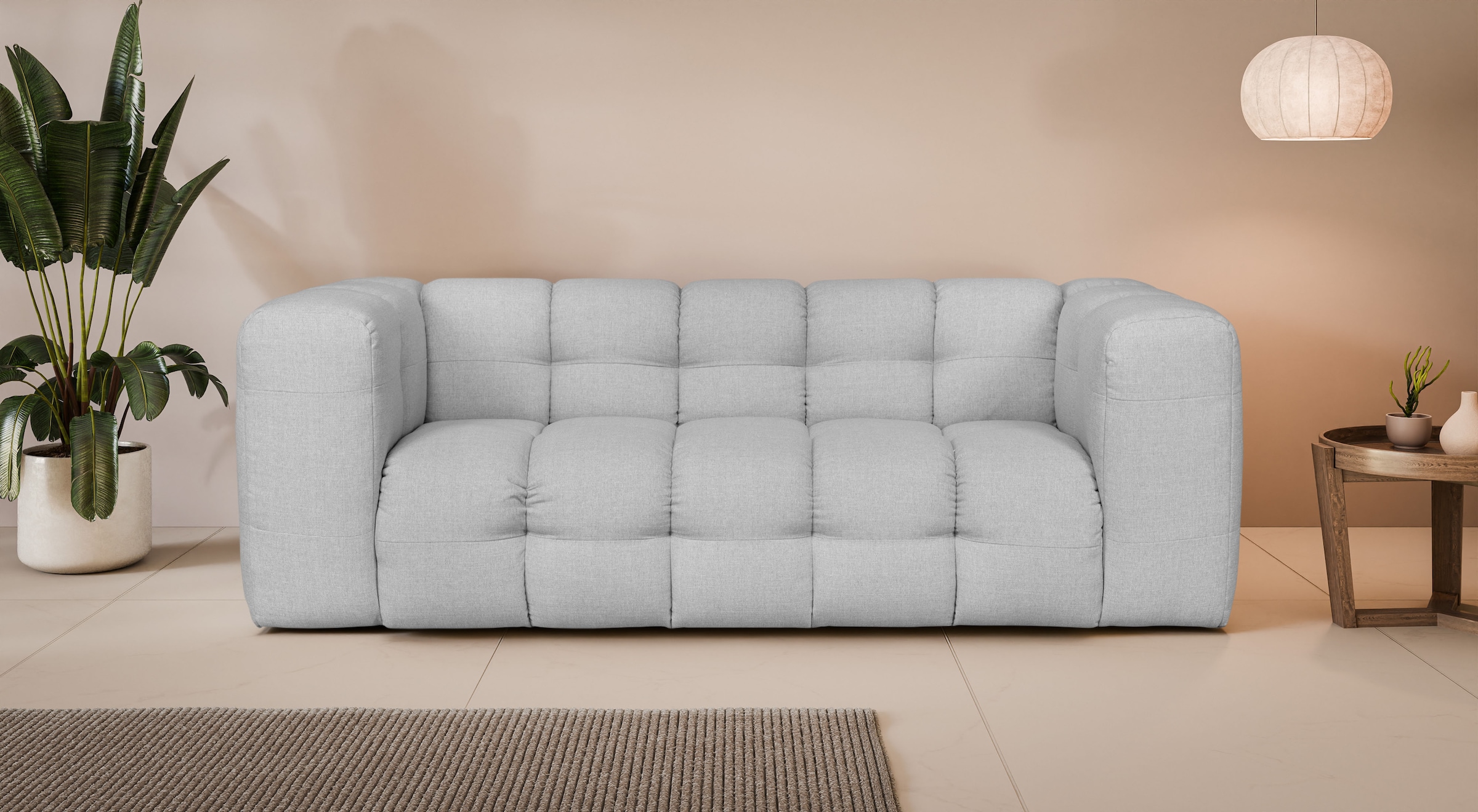 LeGer Home by Lena Gercke 3-Sitzer "TALISHA Designersofa, moderne Steppung, günstig online kaufen