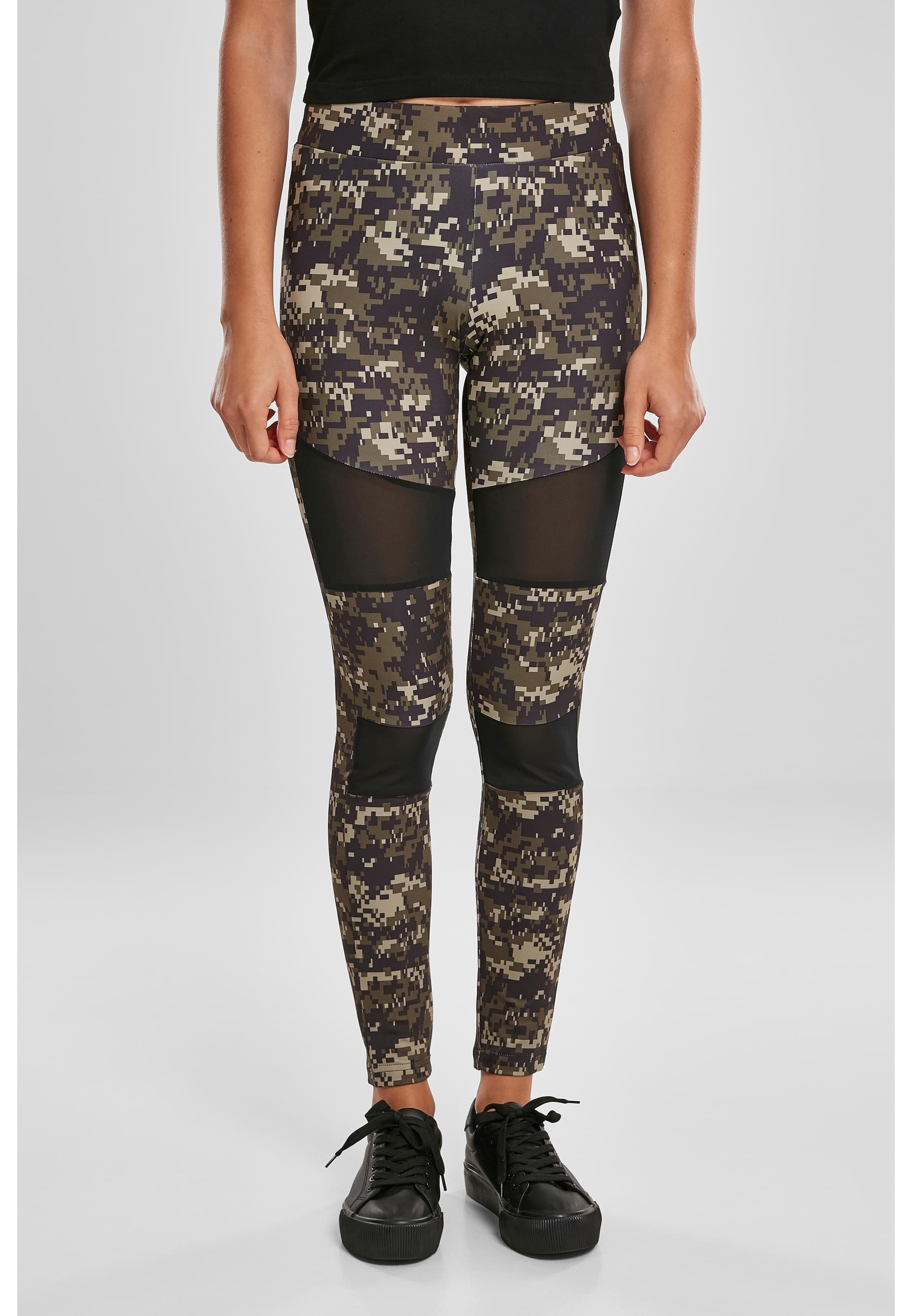 URBAN CLASSICS Leggings »Urban Classics Damen Ladies Camo Tech Mesh Leggings«, (1 tlg.)