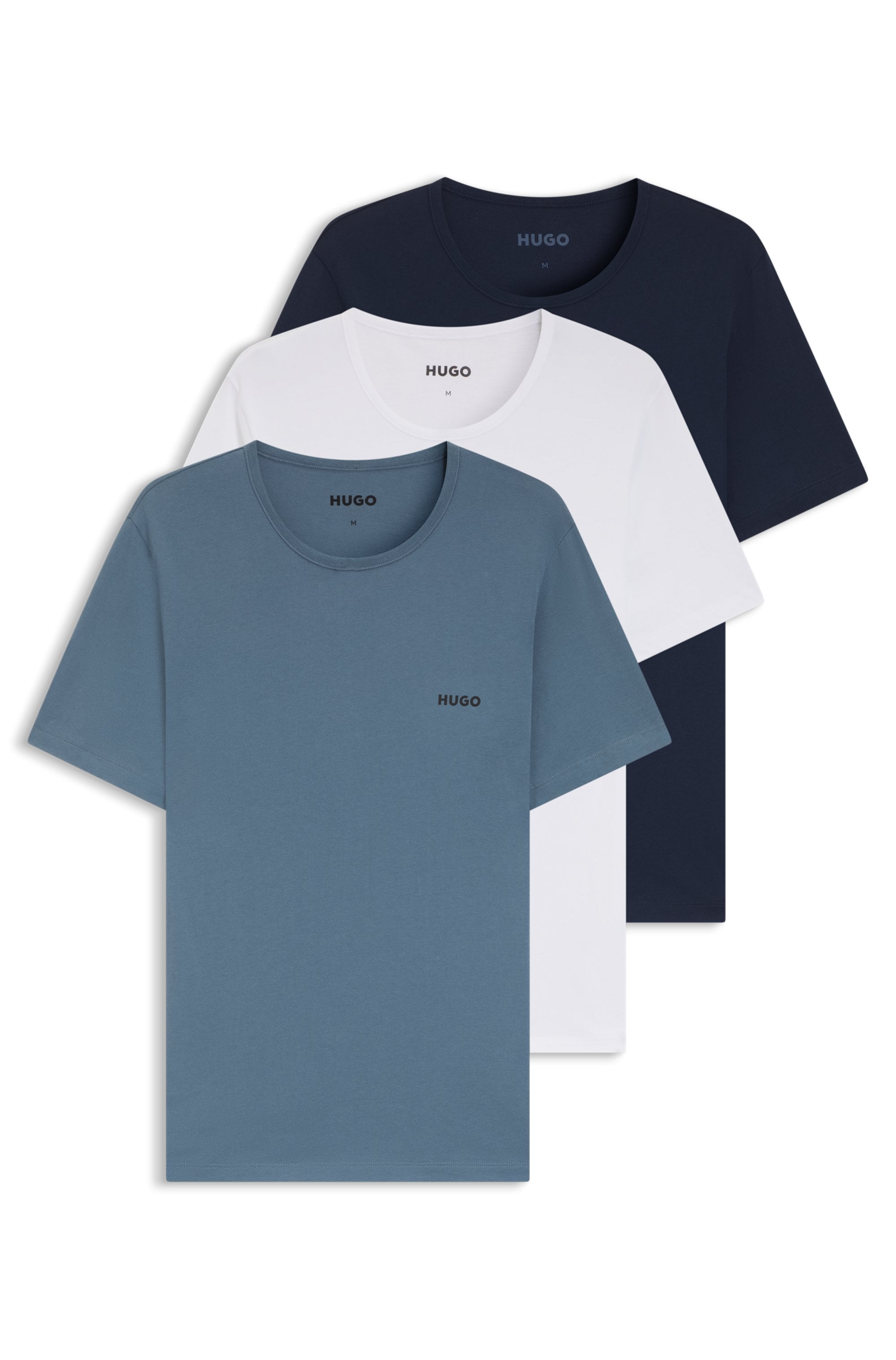 HUGO Underwear T-Shirt "RN TRIPL", 3 Stk. mit Rundhalsausschnitt günstig online kaufen