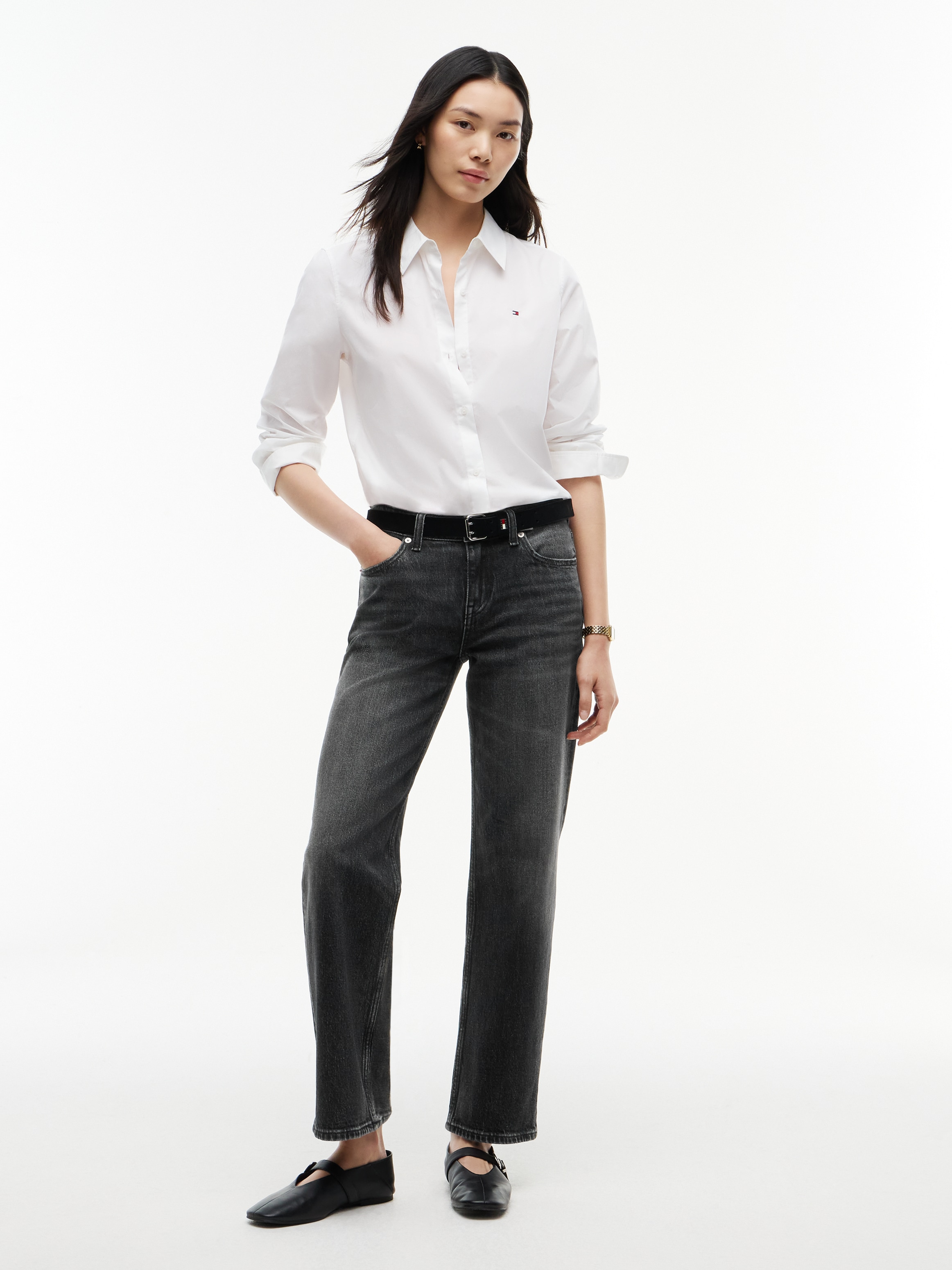 Tommy Jeans Straight-Jeans »SOPHIE LOW RISE STRAIGHT DJ0187« Baumwollmischung,  straight fit