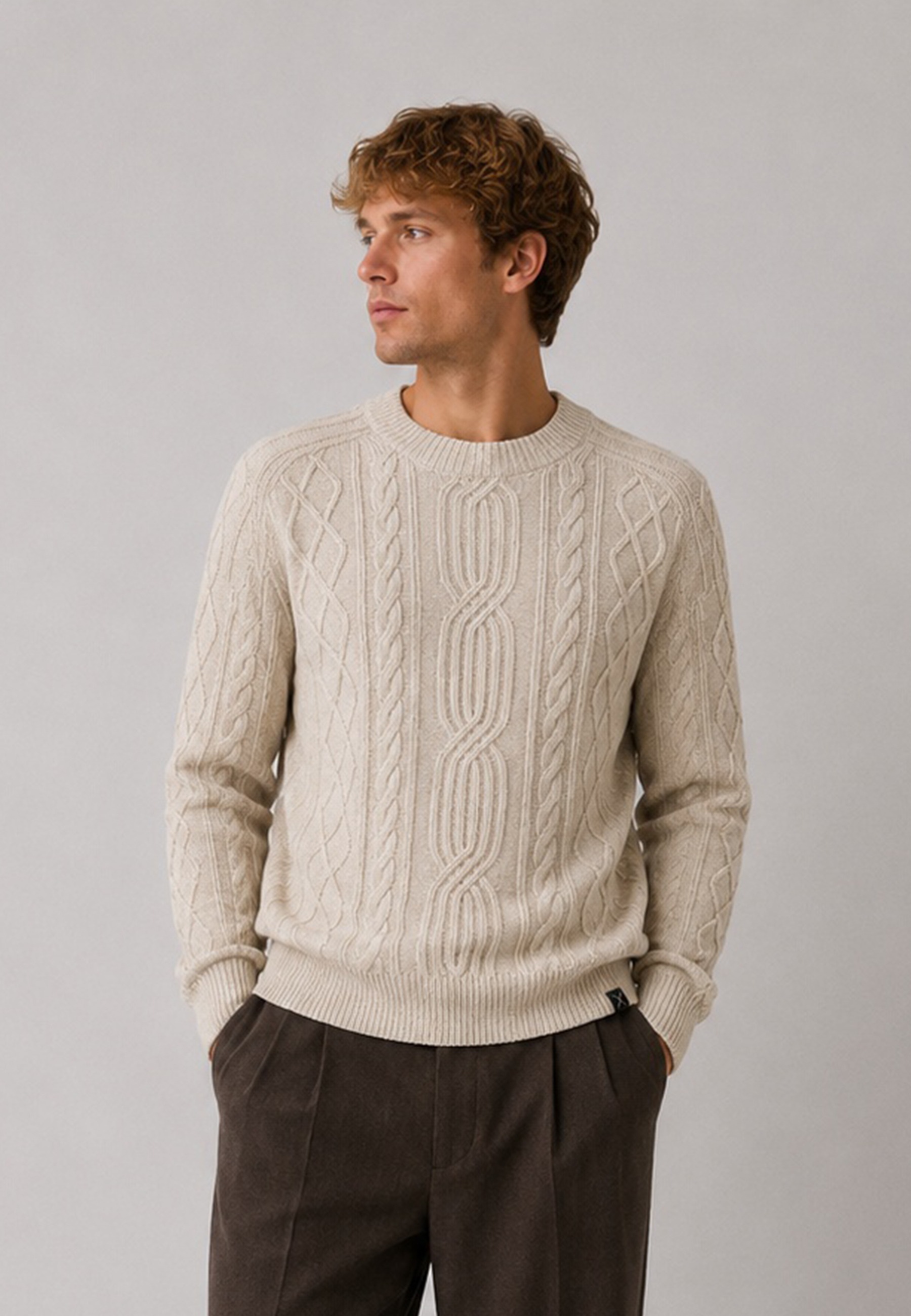 Clean Cut Copenhagen Rundhalspullover »Clean Cut Copenhagen Sander Cabel Knit« 1