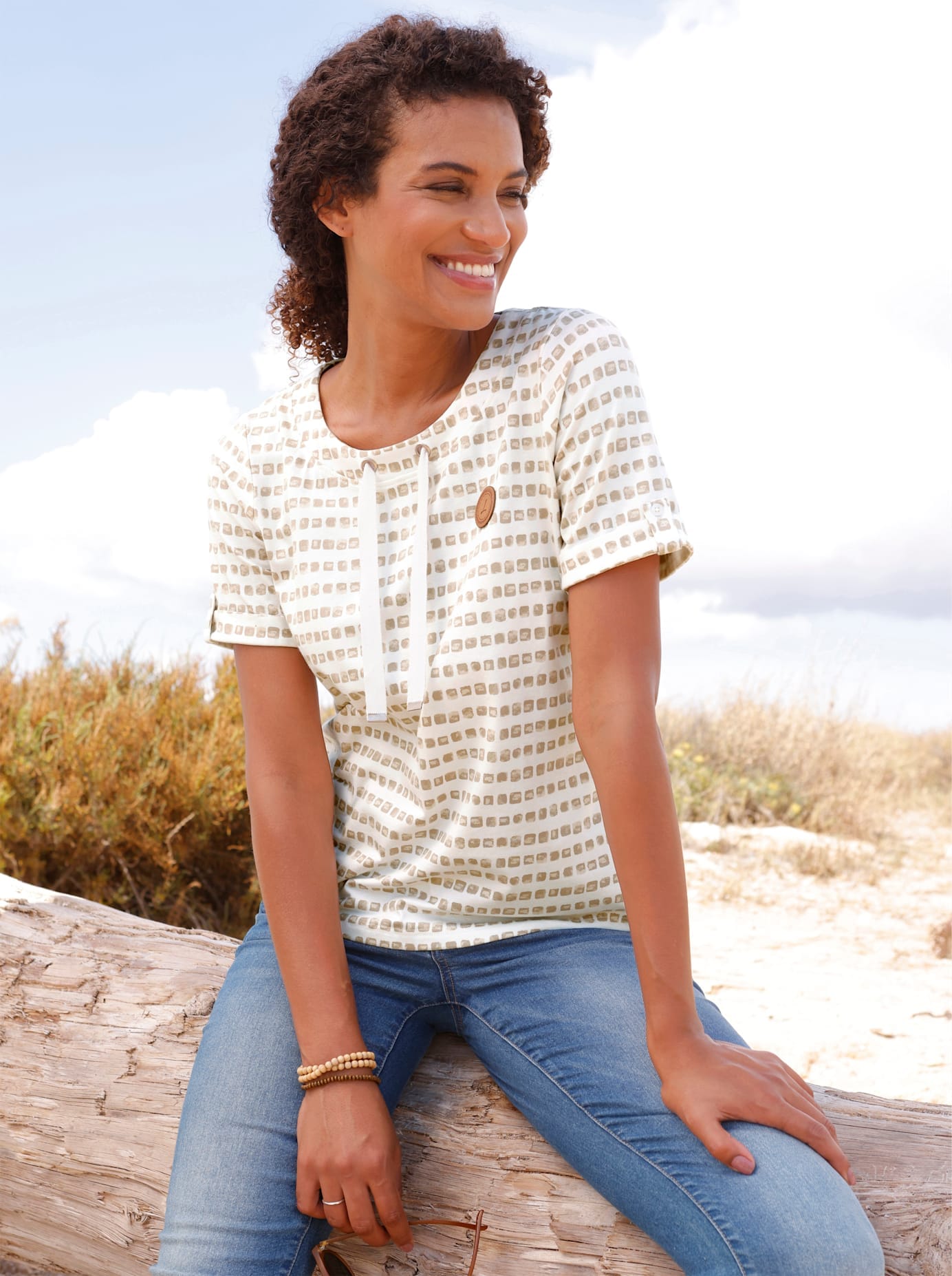 Casual Looks Print-Shirt "Print-Shirt" 1 tlg. günstig online kaufen