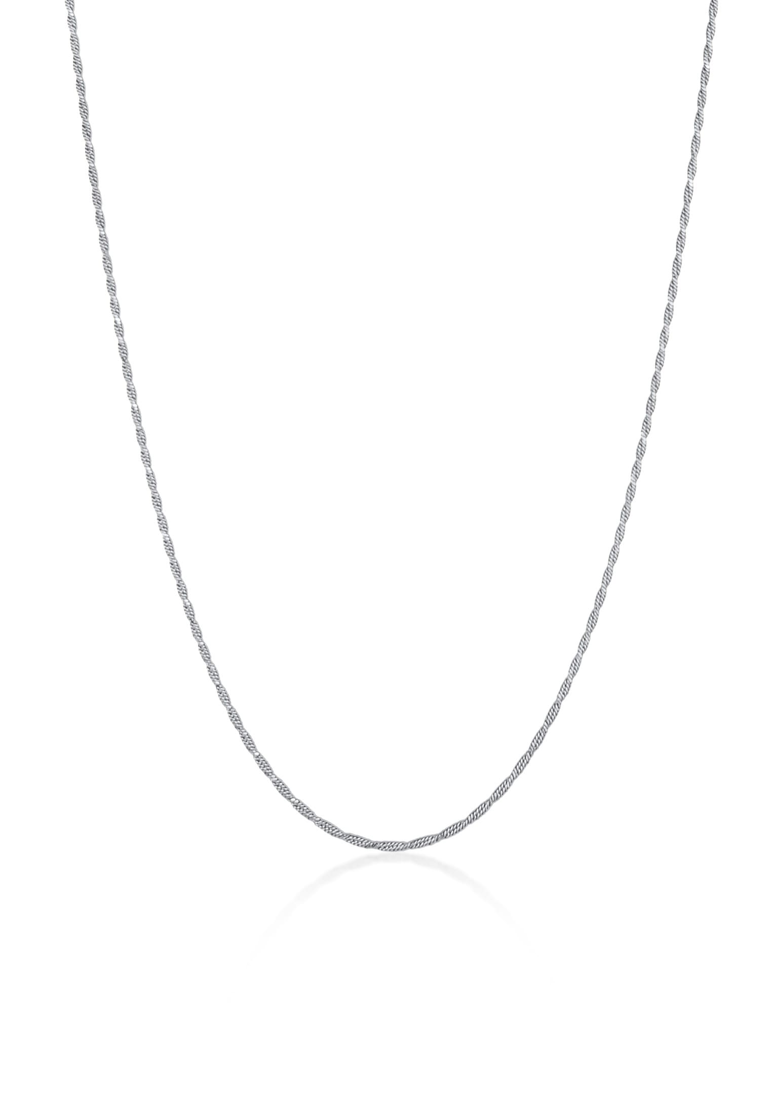 Kuzzoi Silberkette »Halskette Herren Kordelkette Gedreht Twisted 925 Silber«
