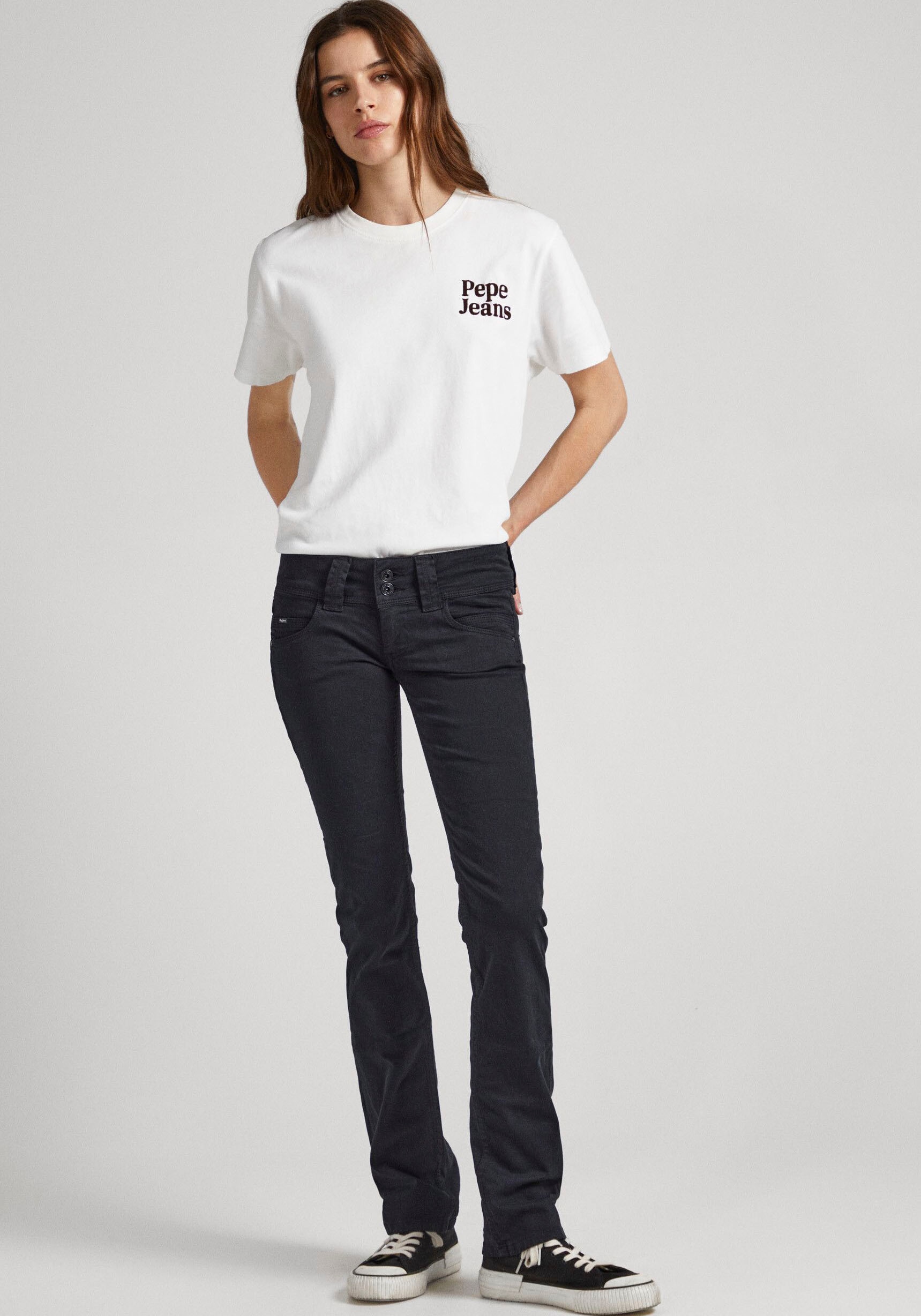 Pepe Jeans Regular-fit-Jeans | BAUR bestellen für »VENUS«, Badge mit