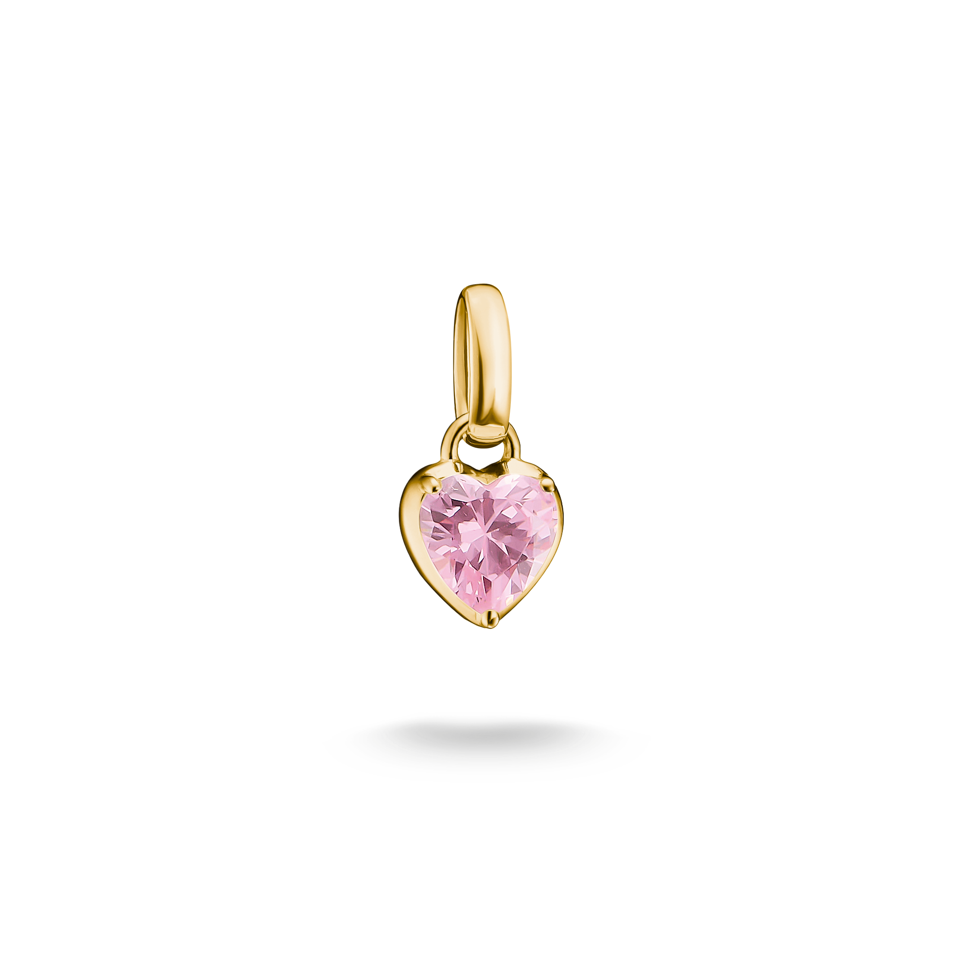 THOMAS SABO Charm-Einhänger »Herz mit Zirkonia, Anhänger für Charm-Armband - Connect« mit Zirkonia (synth.)