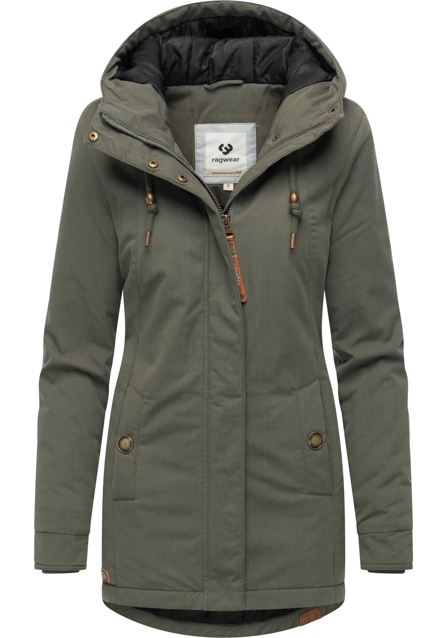 Ragwear Monadena Damen Parka Olivgrün XL 3