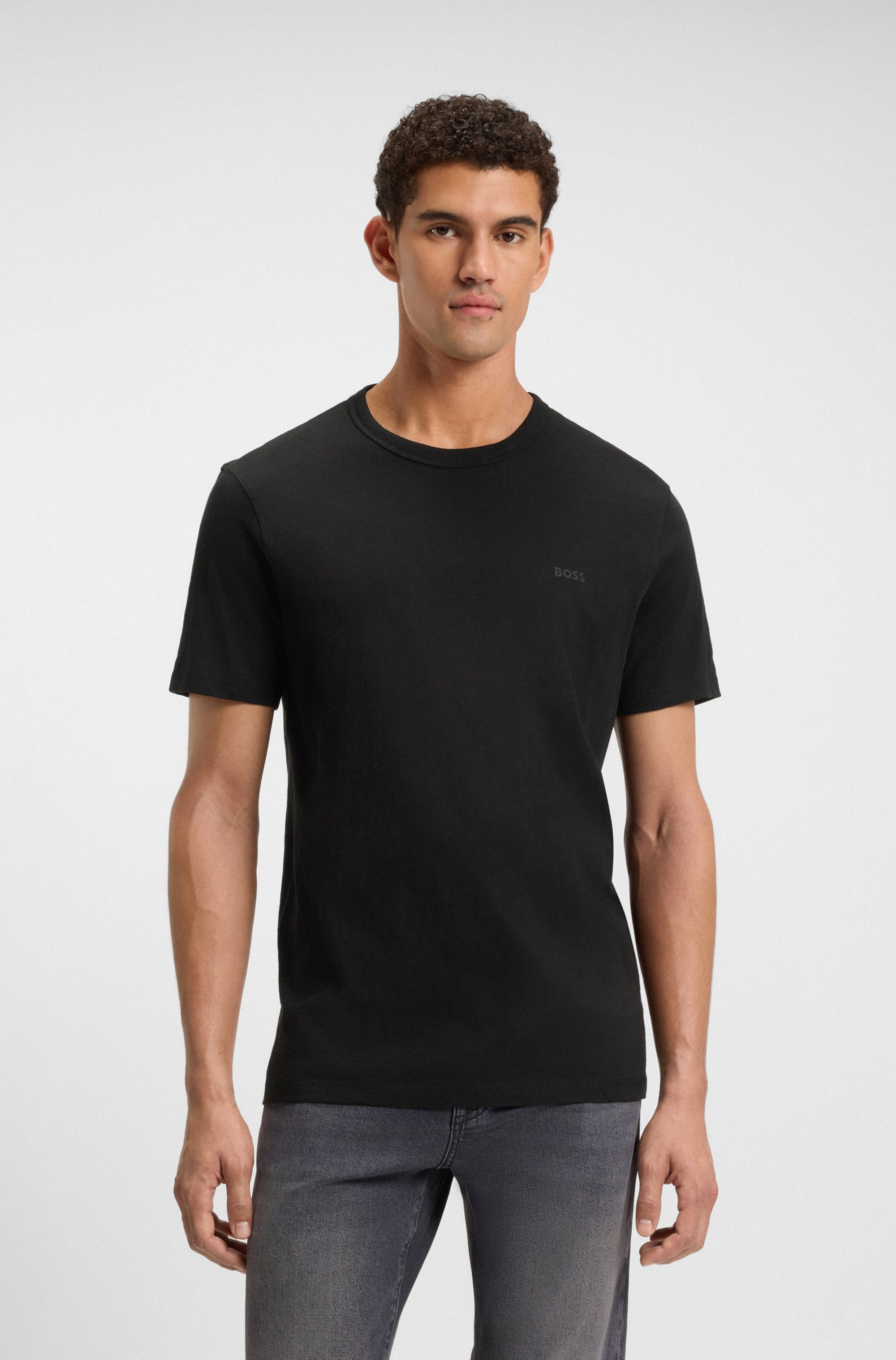 BOSS ORANGE T-Shirt Tegood mit Rundhalsausschnitt günstig online kaufen