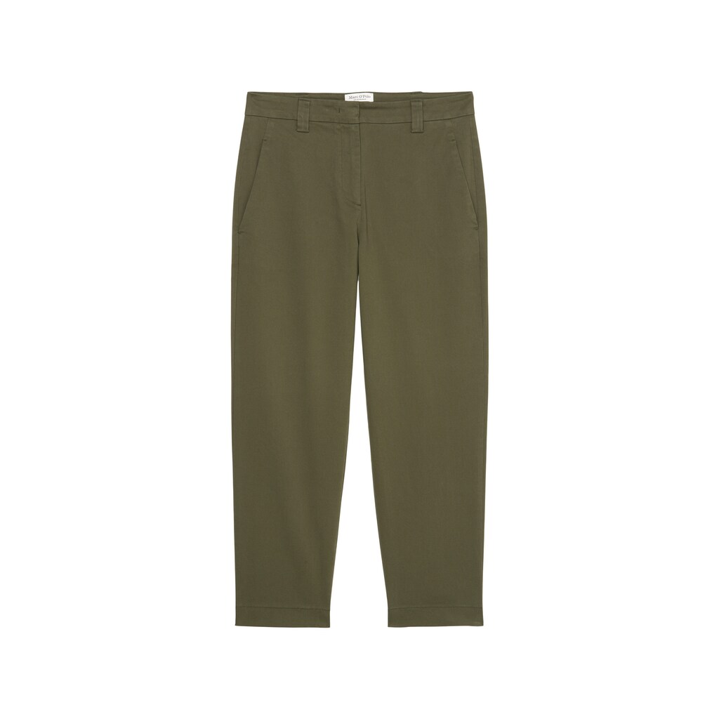 Damenmode Hosen Marc O'Polo Chinohose »aus stretchigem Bio-Baumwolle-Twill« grün Damenmode Hosen Marc O'Polo Chinohose »aus stretchigem Bio-Baumwolle-Twill« grün