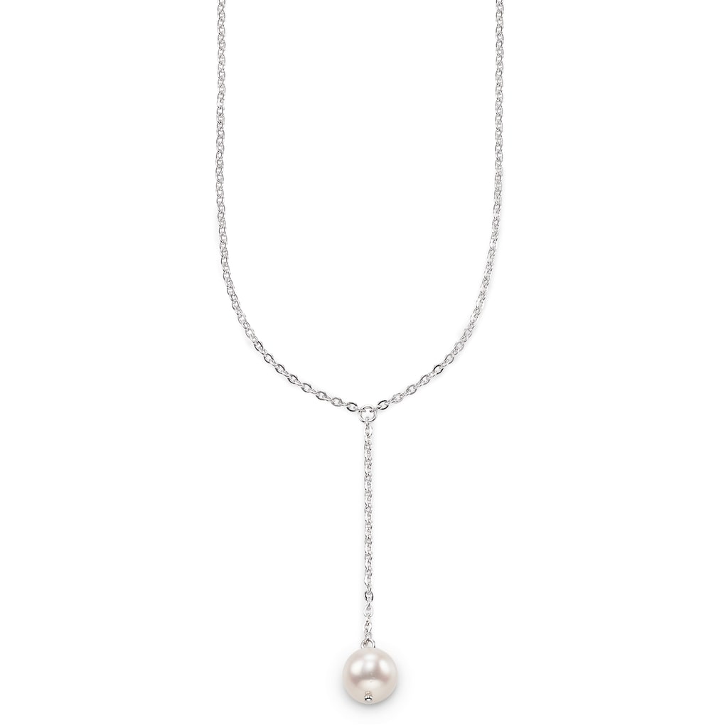 Bruno Banani Kette ohne Anhänger »Schmuck Geschenk Silber 925 Halsschmuck Halskette Ankerkette Perle«