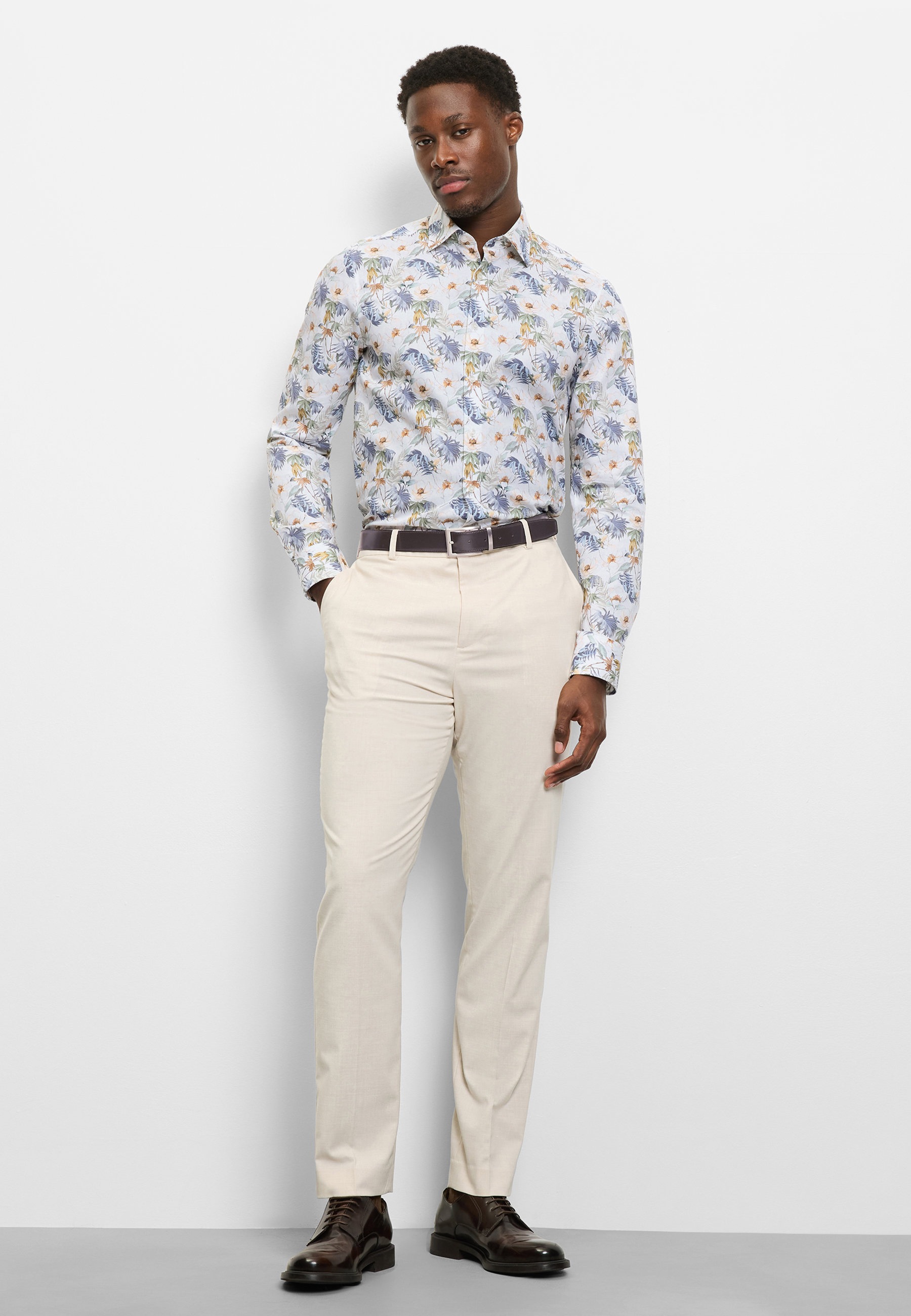 OLYMP Businesshemd »OLYMP Level Five, body fit, Kent mit extra langem Arm«