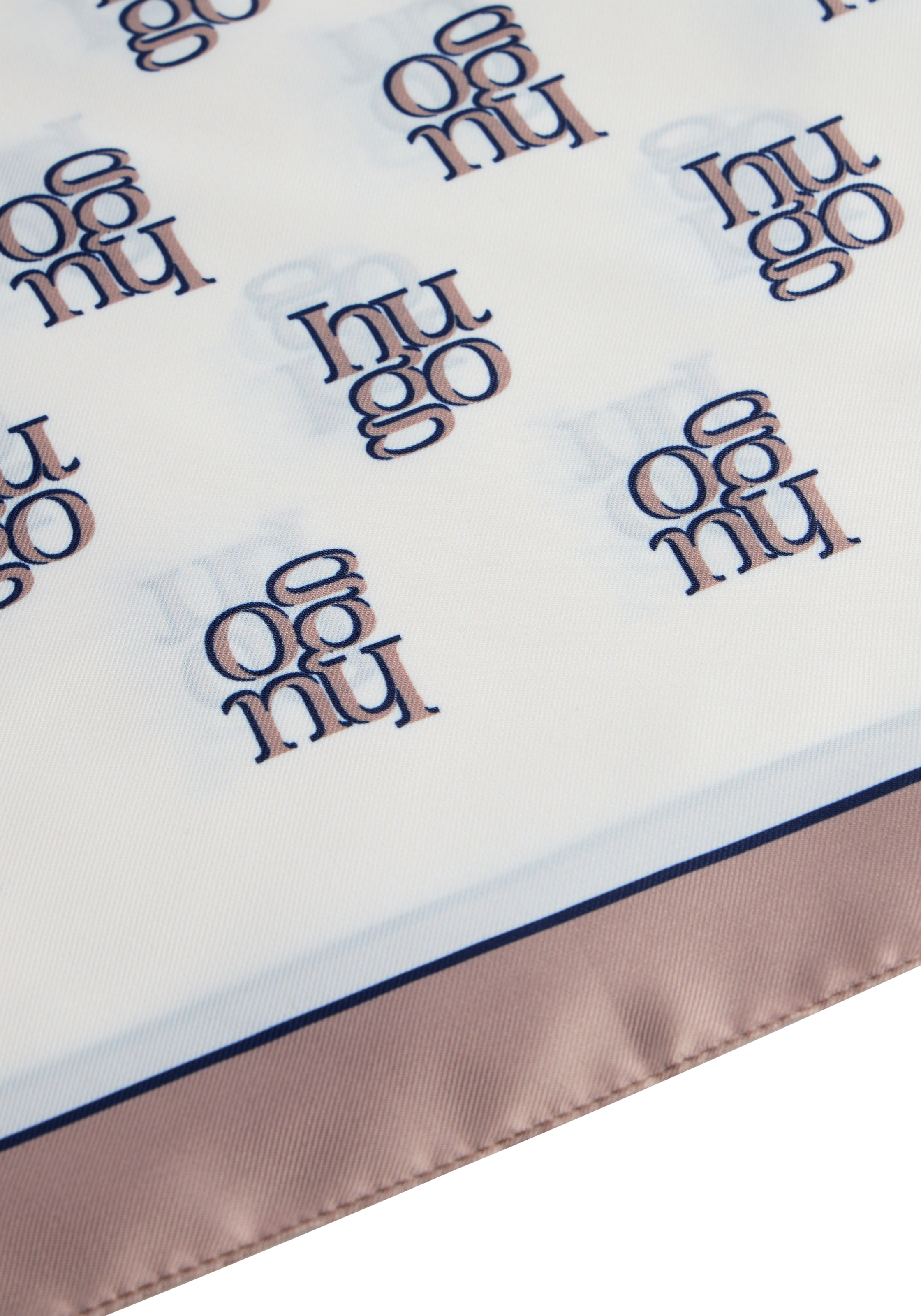 HUGO Halstuch "Auraize 90*90" mit Print und HUGO Schriftzug günstig online kaufen