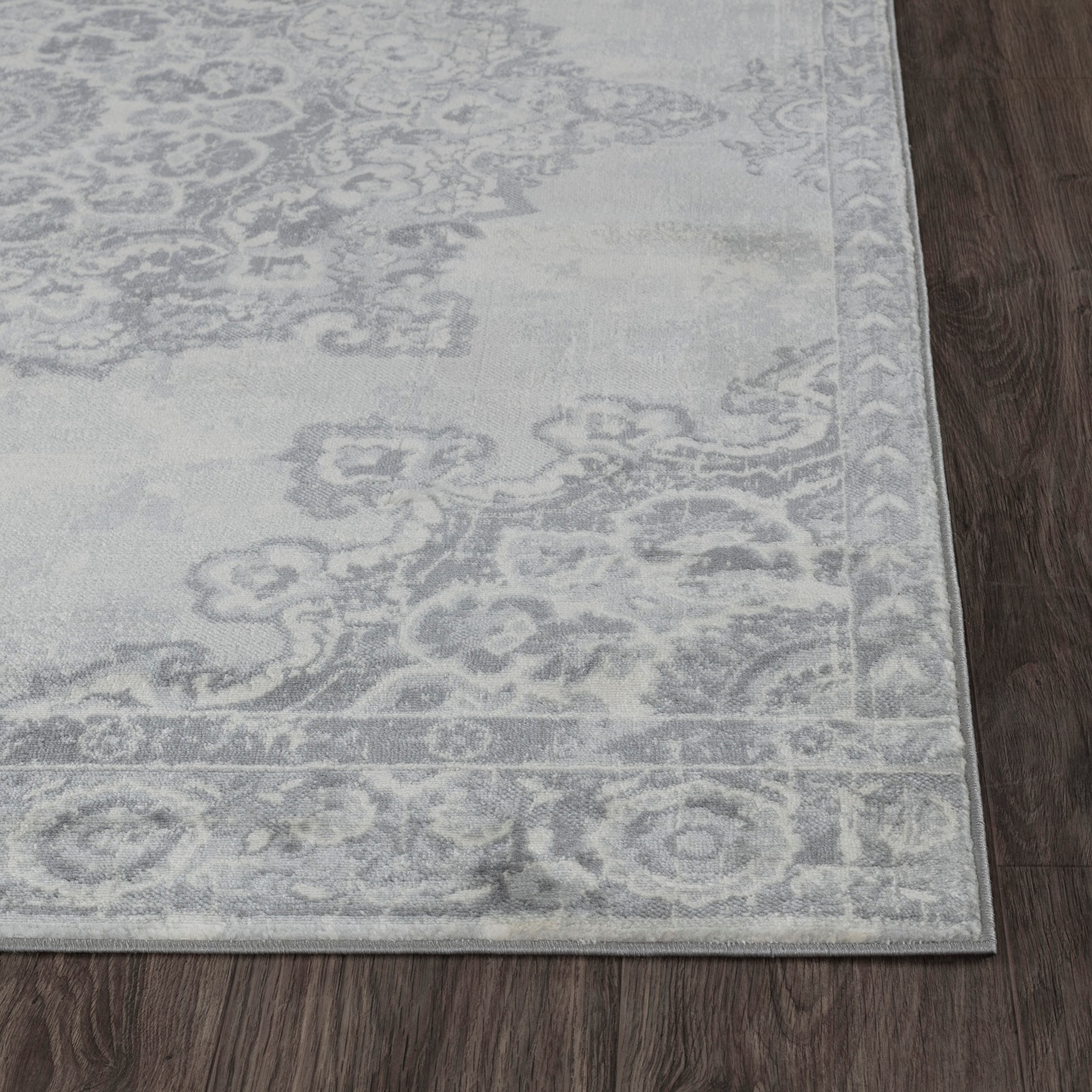 Livabliss Teppich »CORO« rechteckig 11 mm Höhe Boho Kurzflor Orientteppich, Wohnzimmer, Schlafzimmer, Grau