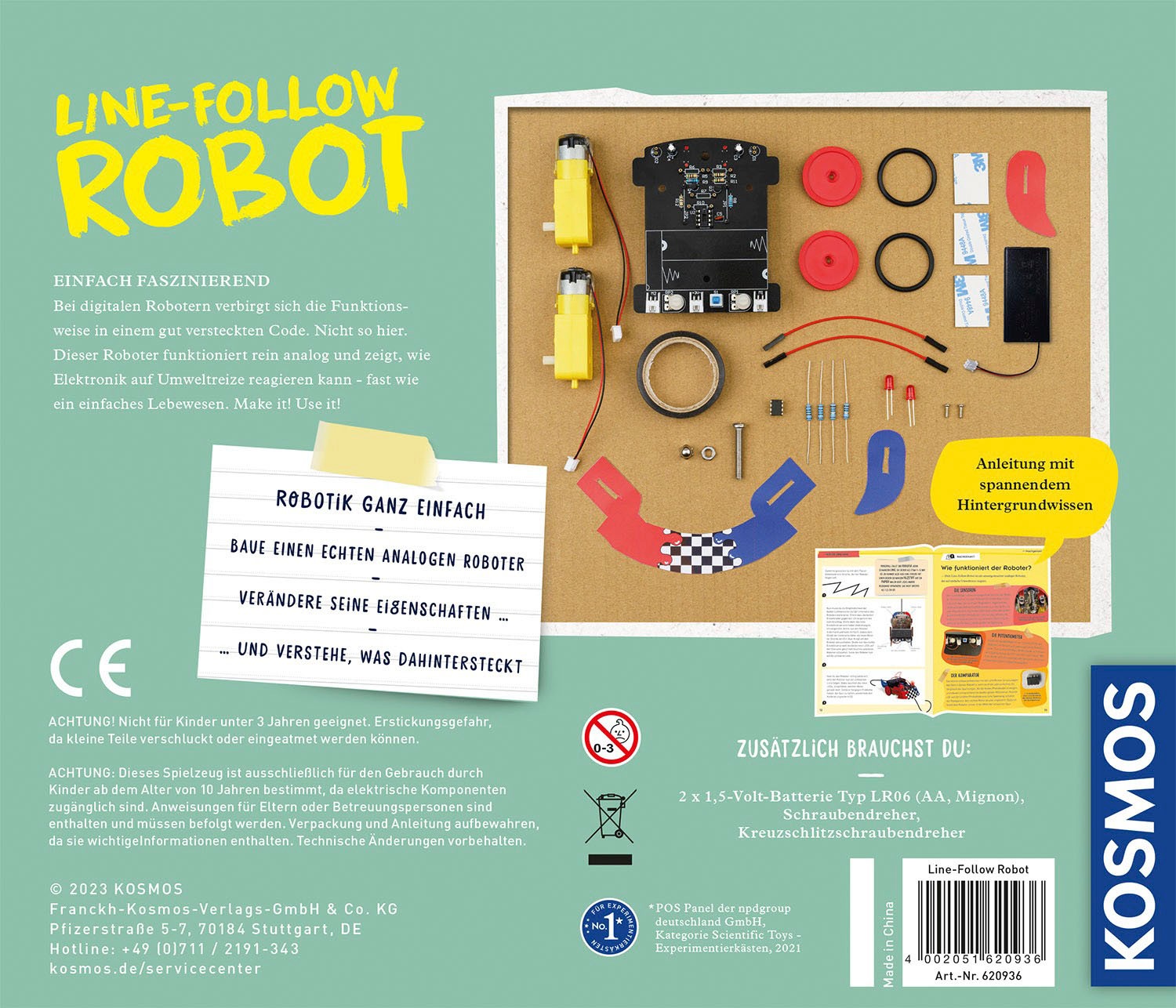 Kosmos Experimentierkasten »Line-Follow Robot«