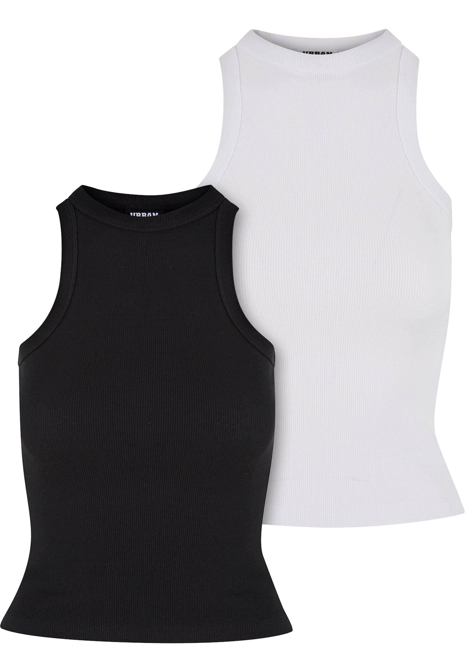 Muskelshirt »Urban Classics Ladies Racer Back Rib Top 2-Pack«