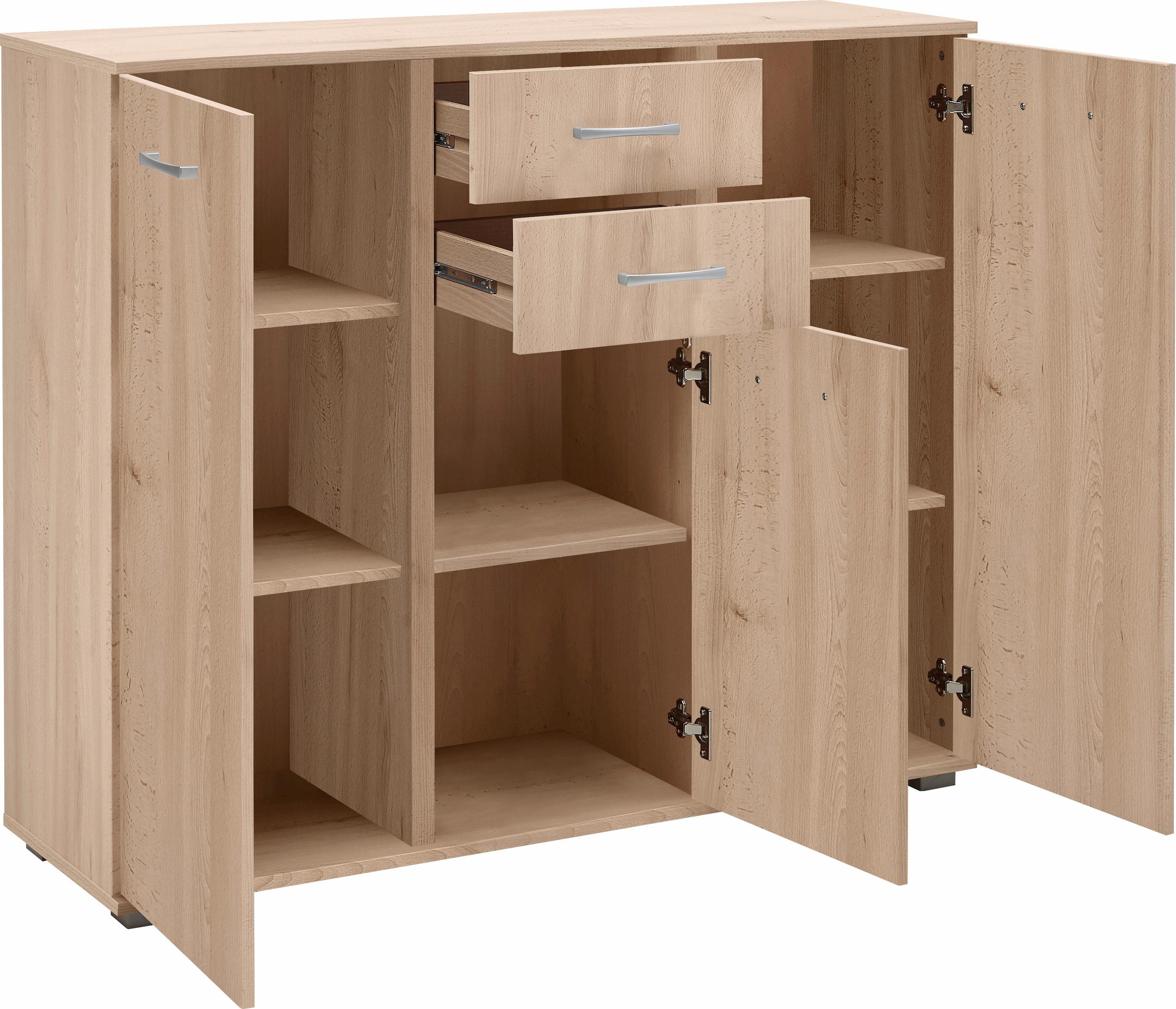 priess Kombikommode "Barcelona mit 4 Schubkästen und Tür in 6 Farben" günstig online kaufen