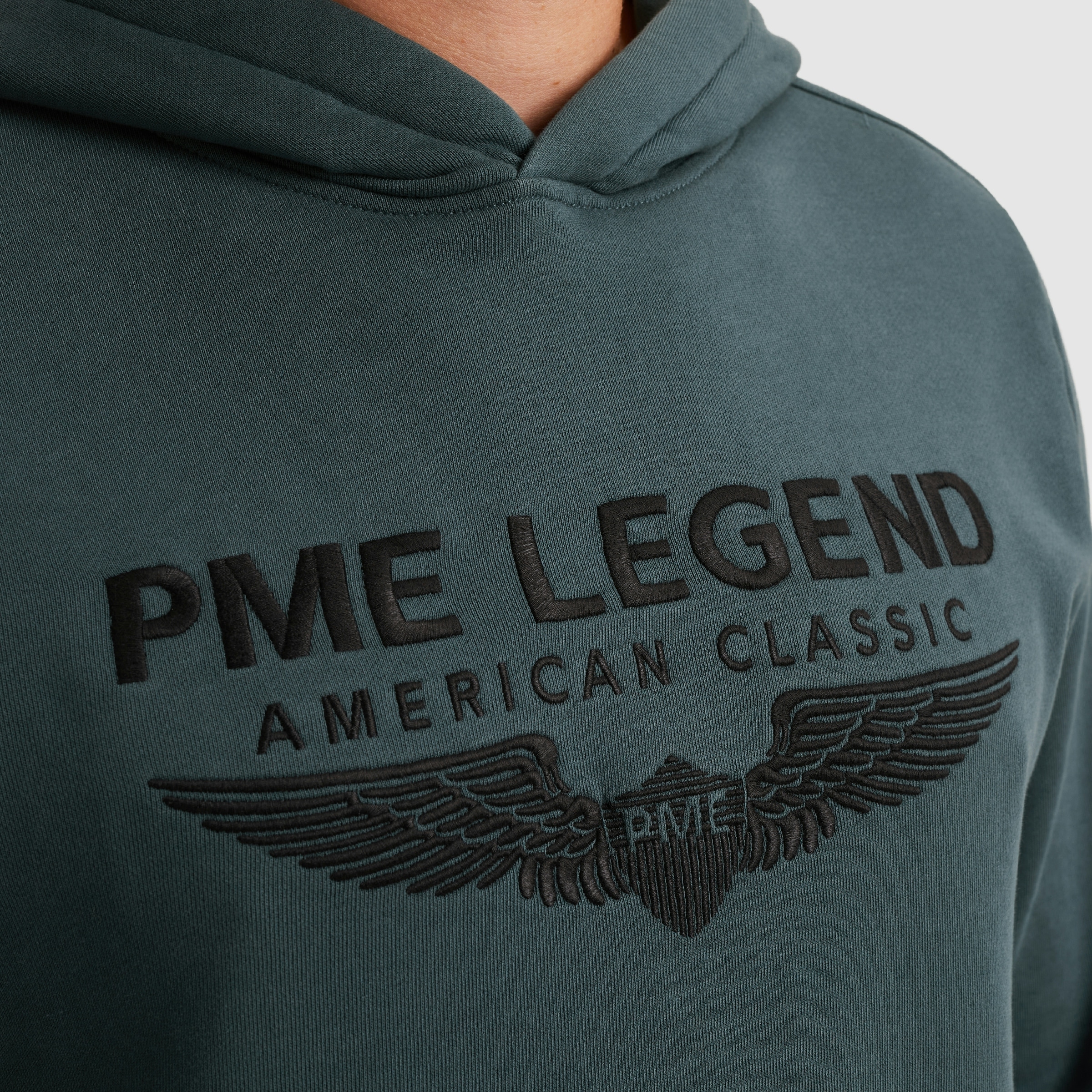 PME LEGEND Kapuzensweatshirt »Hooded soft terry with logo«, mit Logo Print