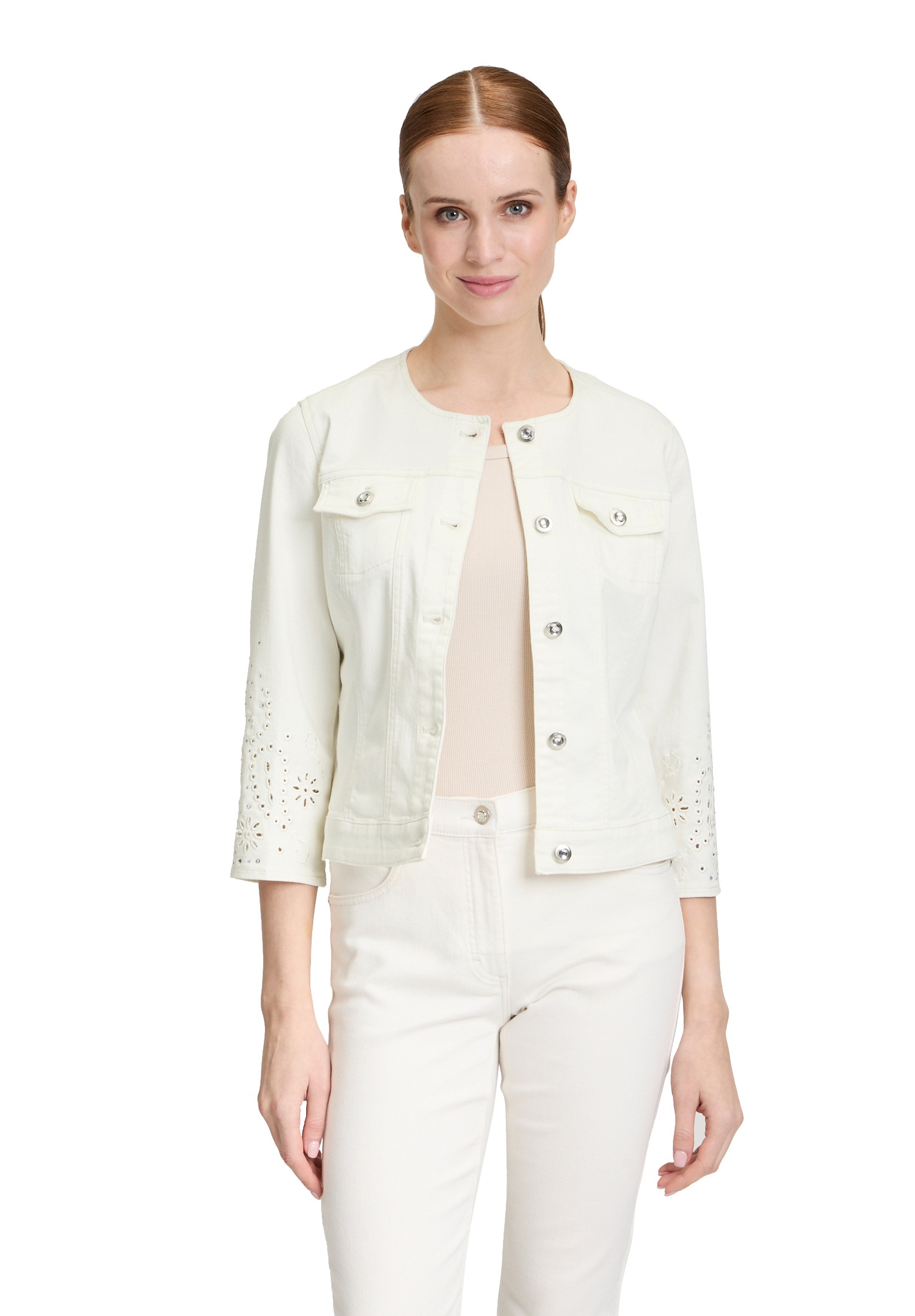 Betty Barclay Jackenblazer "Betty Barclay Damen Jeansjacke mit 3/4 Arm", Lo günstig online kaufen