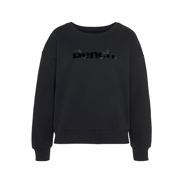 Bench. Sweatshirt »-Loungeshirt«, mit glänzendem Logodruck, Loungewear für  kaufen | BAUR