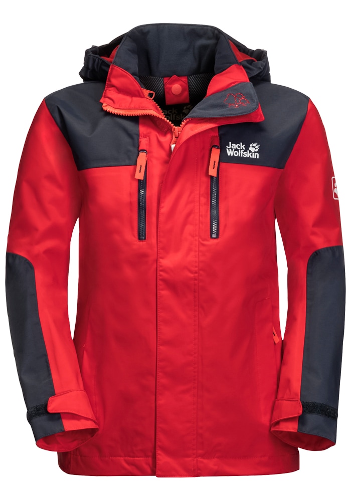 Jack Wolfskin Funktionsjacke »JASPER JACKET KIDS«, mit Kapuze