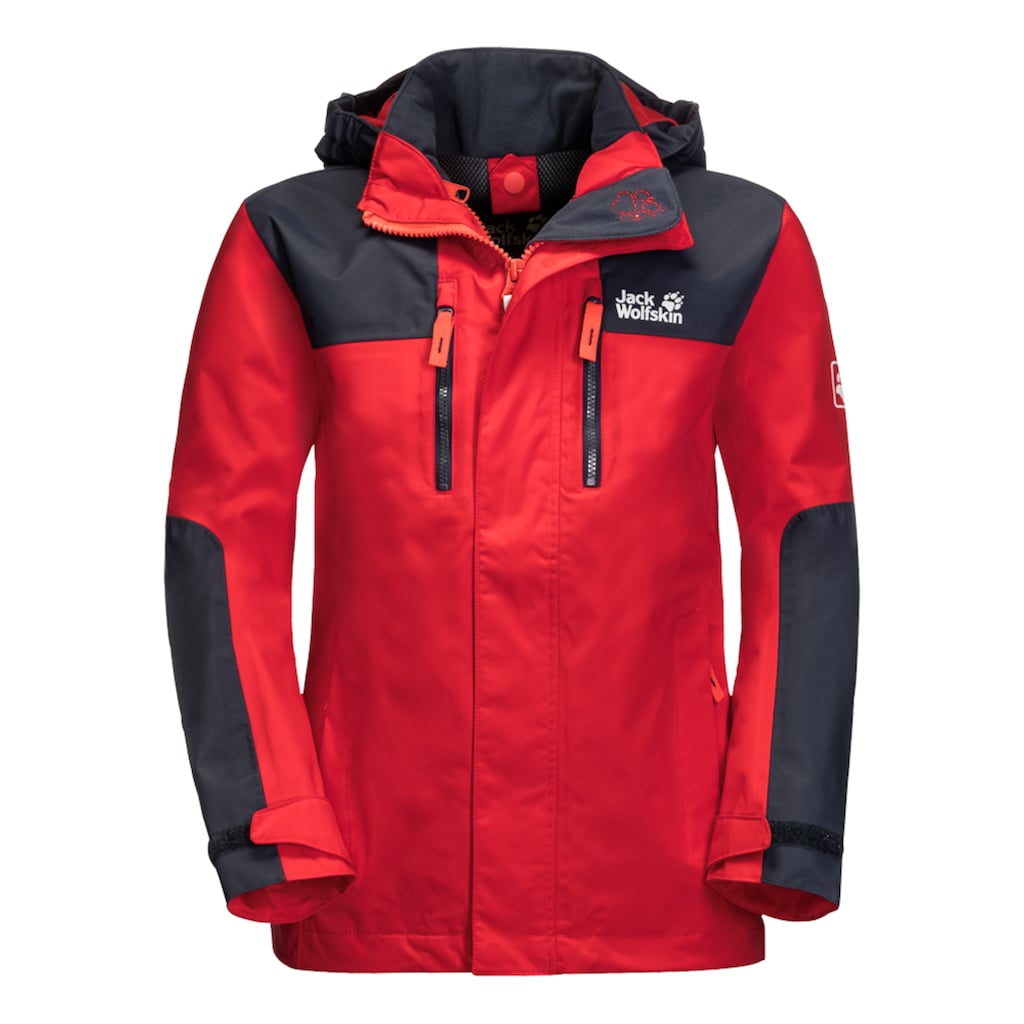 Jack Wolfskin Funktionsjacke »JASPER JACKET KIDS«, mit Kapuze