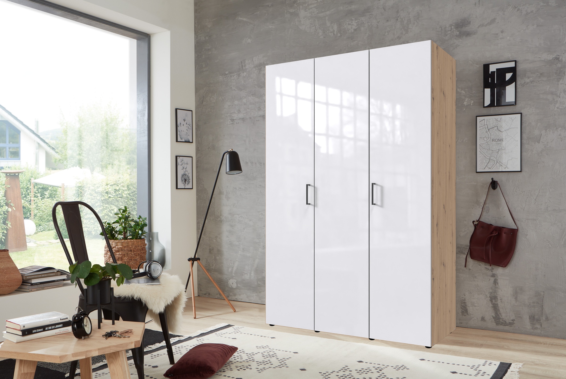 Wimex Kleiderschrank "Mugano,in 8 Breiten,3 Höhen,2 Tiefen, viele Farben, M günstig online kaufen