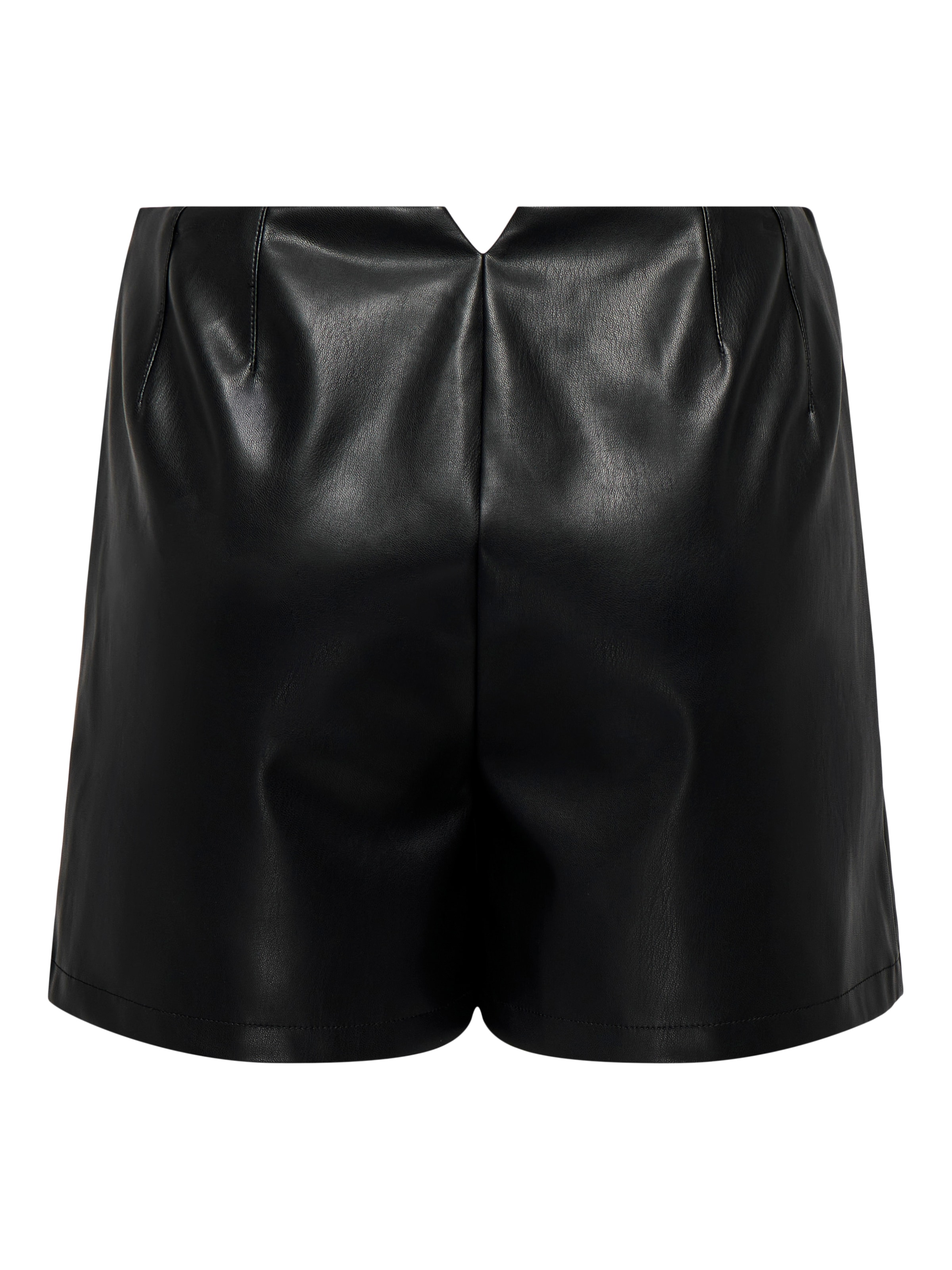 ONLY Shorts »ONLRAVEN-HERO HW FAUX LEATH SHORTS PNT«  Lederimitat, regular fit