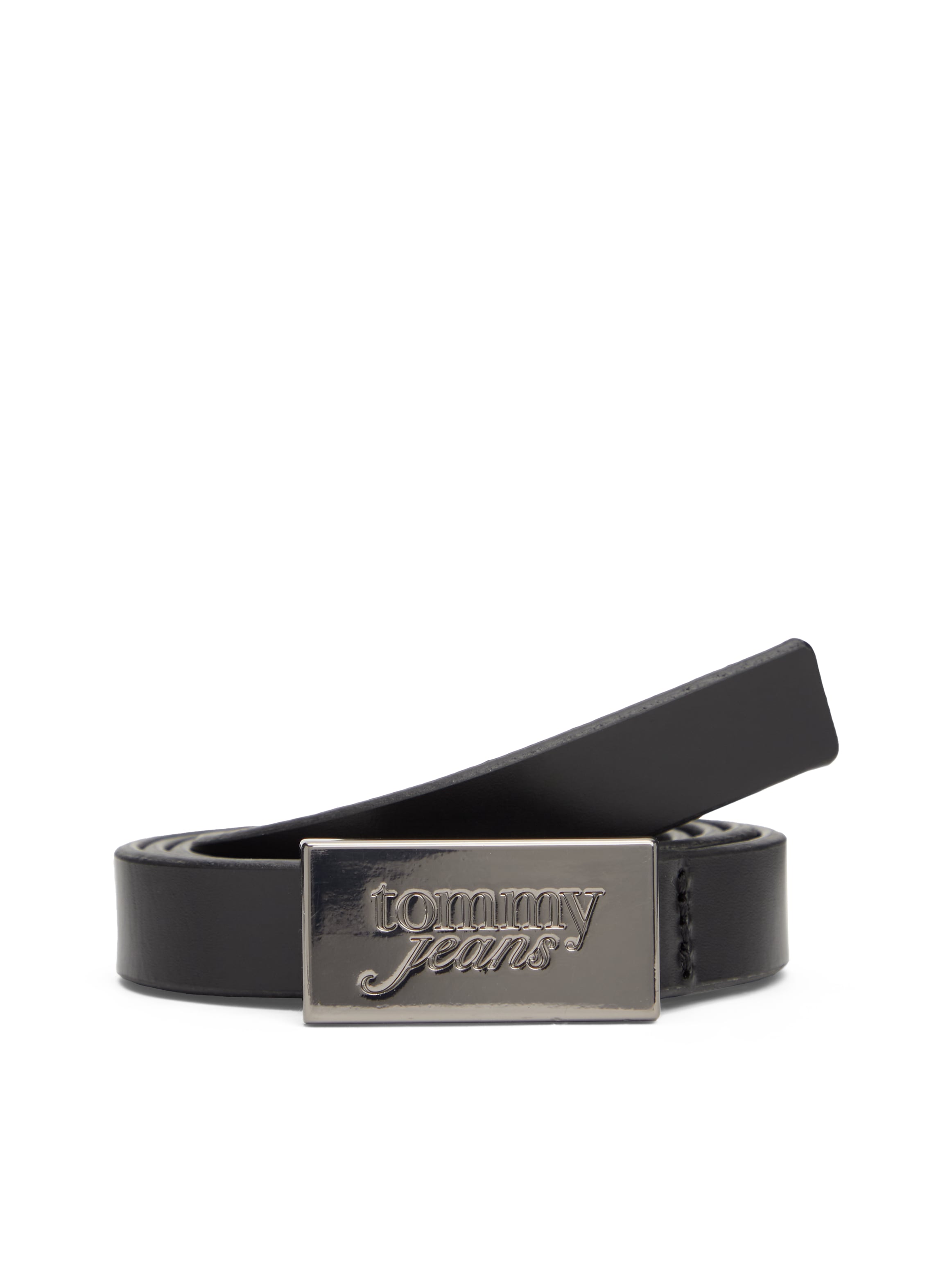 Tommy Jeans Ledergürtel "TJW SCRIPT PLAQUE" Breite 2 cm günstig online kaufen