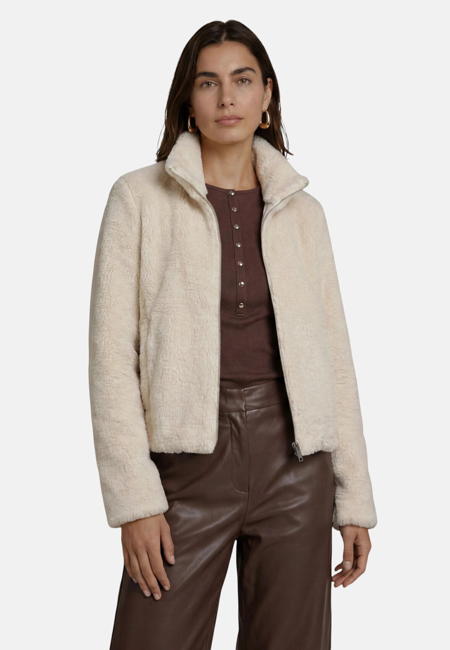 Zero Jackenblazer »Damen mit hohem Kragen« Material