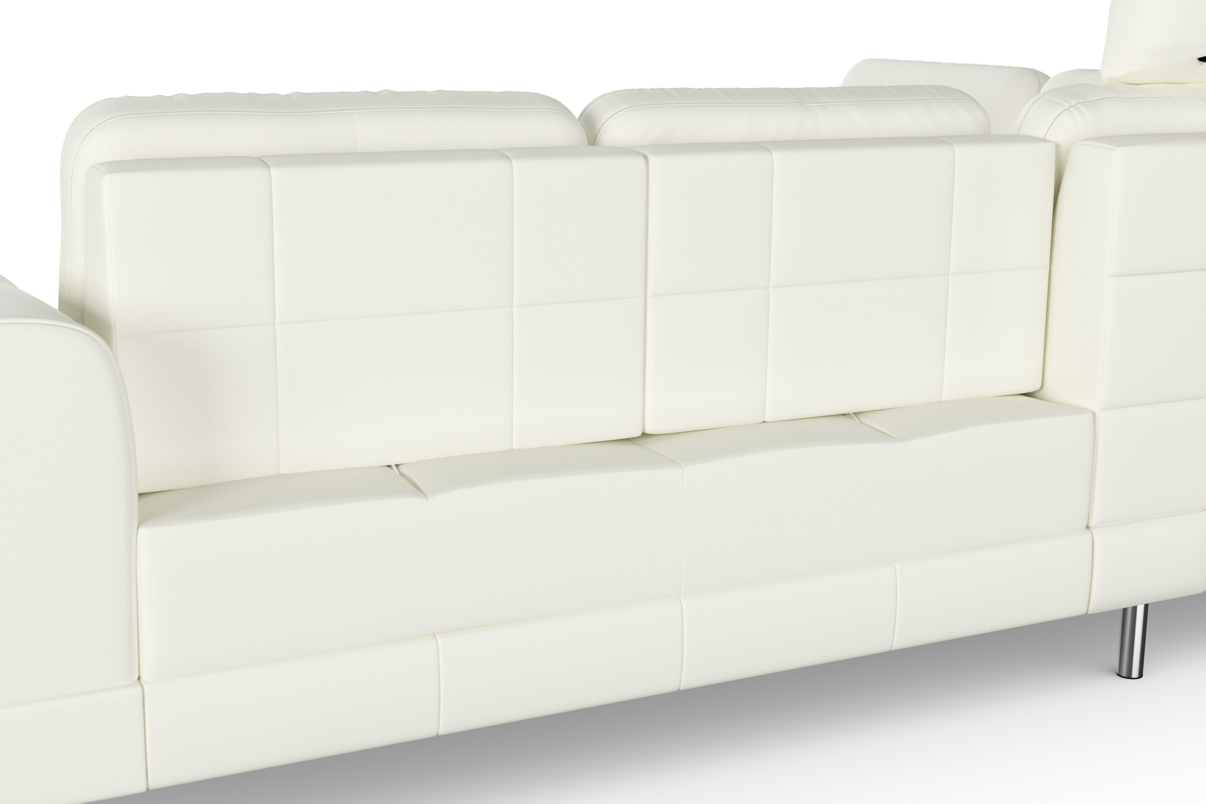 sit&more Ecksofa »Bendigo L-Form«, inklusive Sitztiefenverstellung, Bodenfreiheit 12 cm, in 2 Fußfarben
