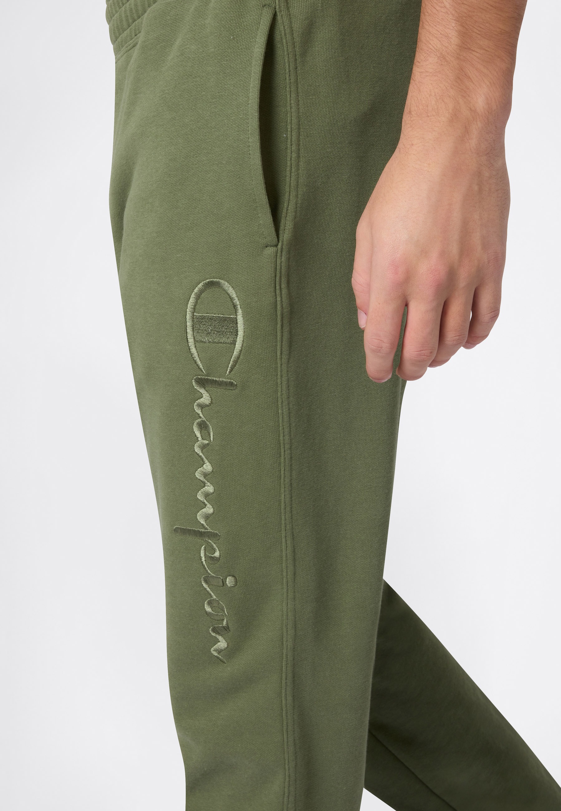 Thumbnail - Champion Jogginghose "ICONS Terry Elastic Cuff Pants Large Logo" mit elastischen Bündchen, für Sportmode
