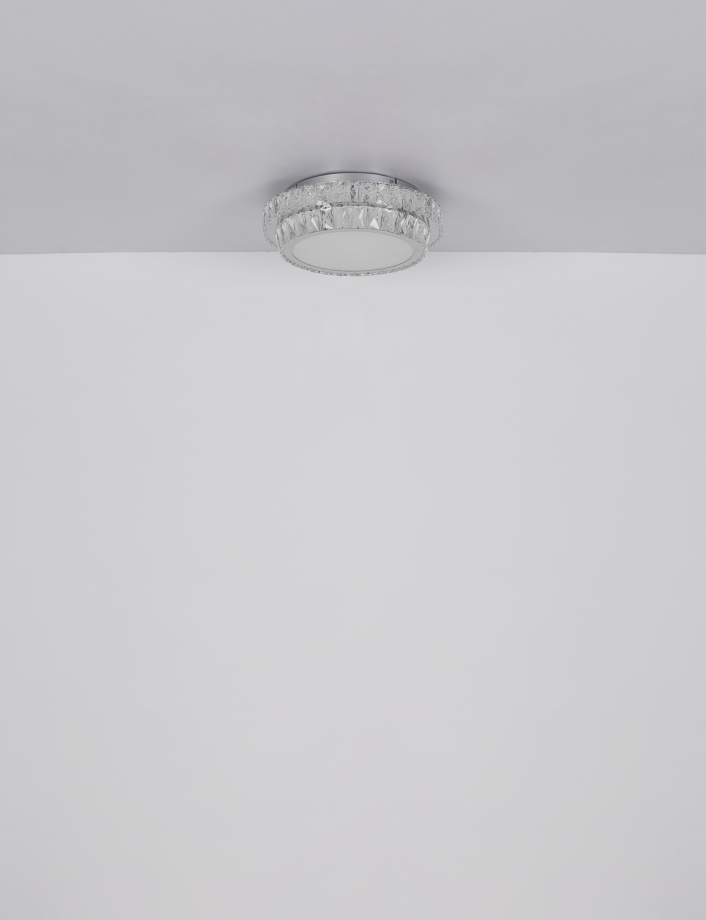 GLOBO LIGHTING LED Deckenleuchte »KLARA«, Leuchtmittel LED-Modul | LED fest integriert, Deckenlampe/Kristalle/Nachtlicht/Farben fixierbar/elegant