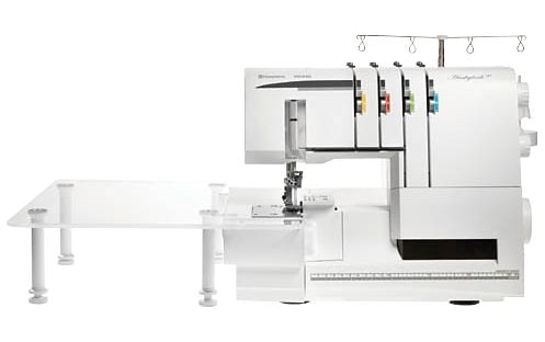 Der Ausverkauf ist da! Husqvarna Overlock-Nähmaschine »Huskylock s21«, auf Programme, 21 Rechnung großer extra 21 BAUR Anschiebetisch | Stiche