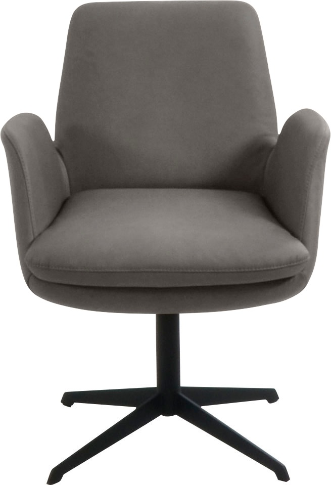 K+W Komfort & Wohnen Drehstuhl "Cube" () Rückholfunktion, Untergestell schw günstig online kaufen