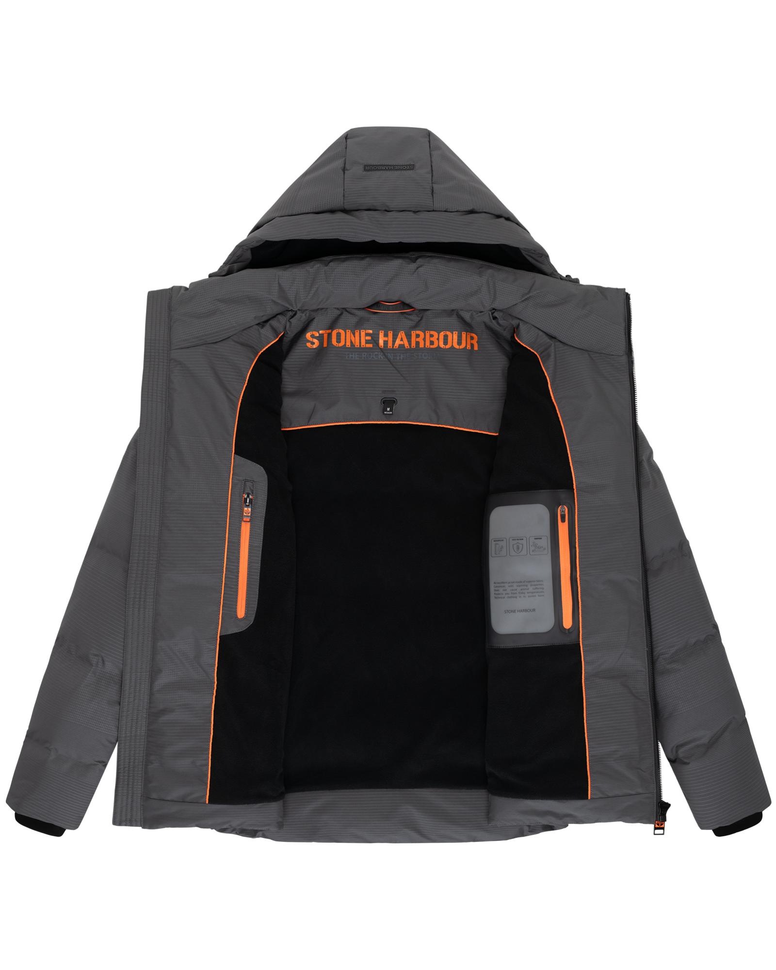 Stone Harbour Steppjacke »Gavriloo XX« mit Kapuze Gesteppte Winterjacke mit abnehmbarer Kapuze