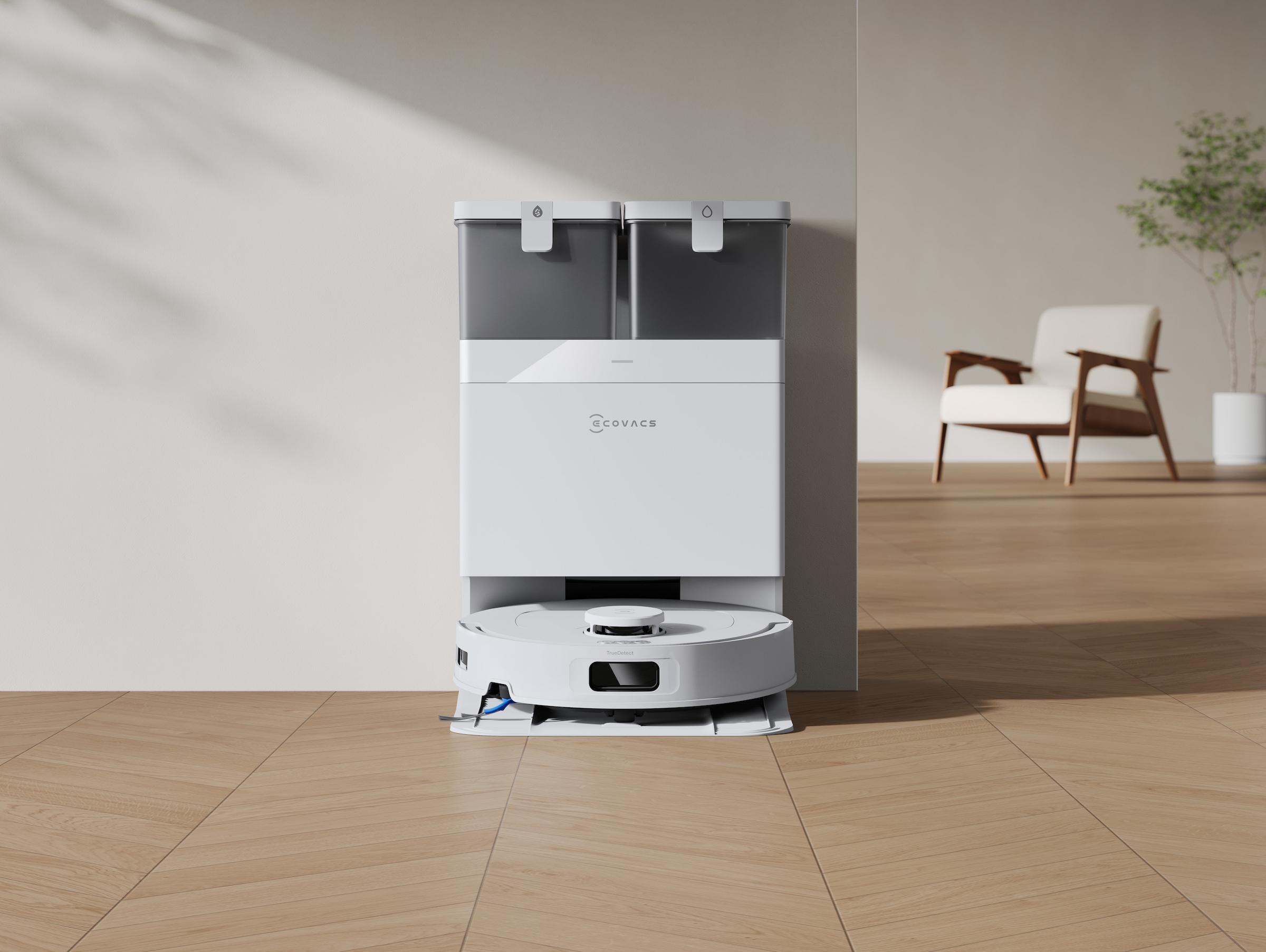 ECOVACS Saugroboter »DEEBOT T30C OMNI«, Saug-und Wischroboter mit Absaugstation