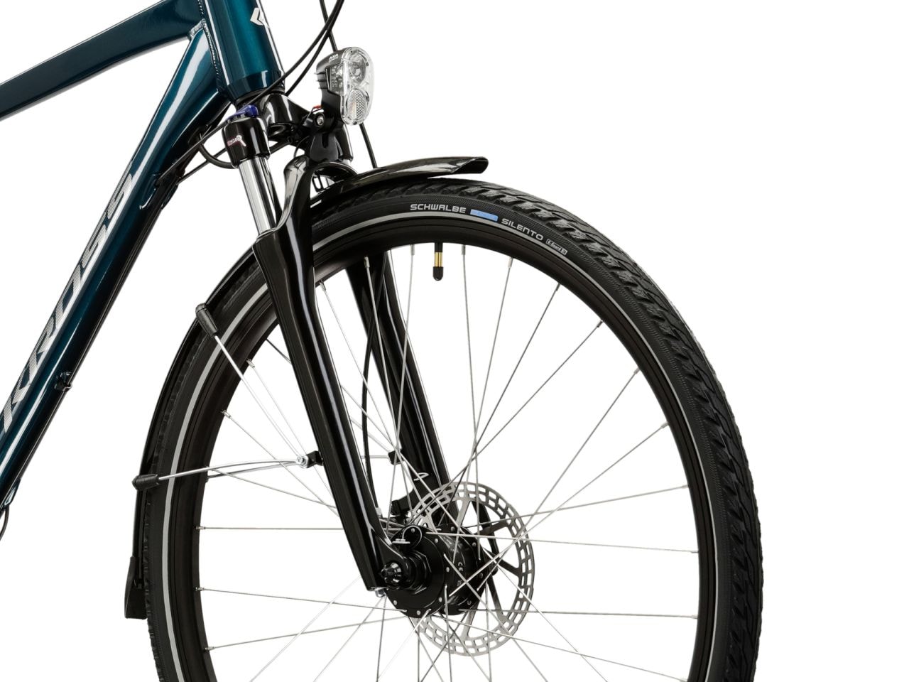 Kross Trekkingrad »KROSS Trekkingrad Herren 28" Explorer 45.0 blau 24 Gänge« 24 Gang Shimano DEORE M592 Schaltwerk Kettenschaltung