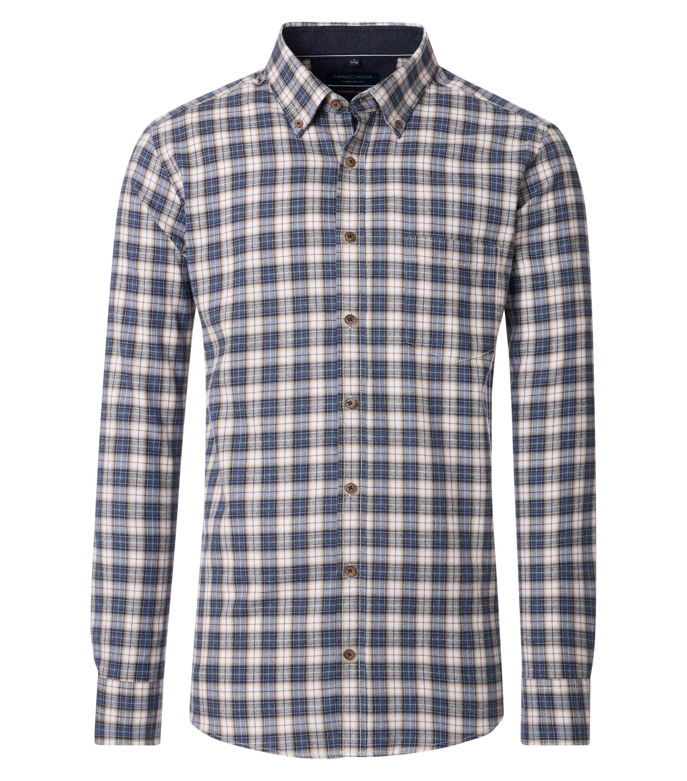 CASAMODA Langarmhemd "CASAMODA Freizeithemd kariert" günstig online kaufen