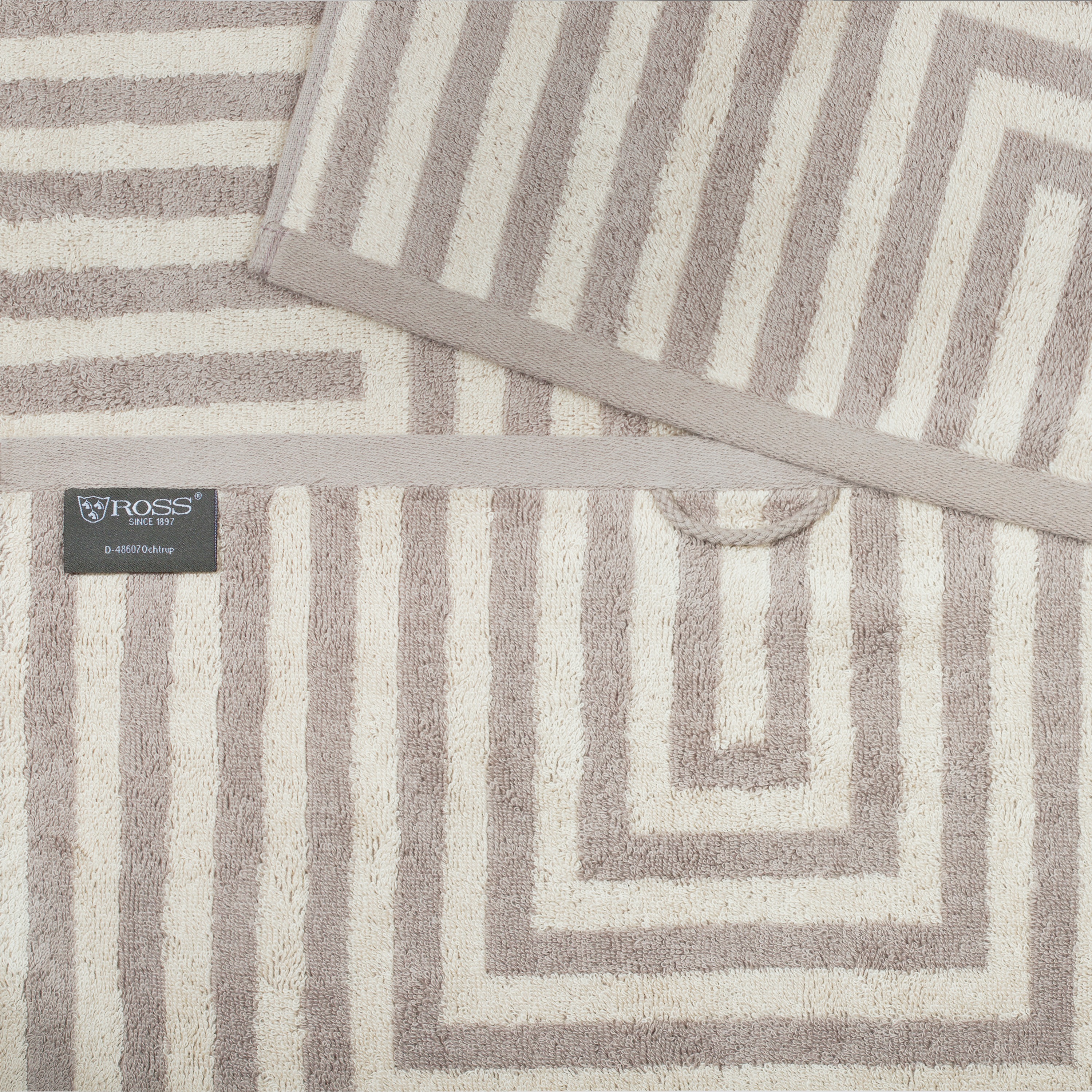 Thumbnail - ROSS Duschtuch "Grafik" aus feinster Baumwolle