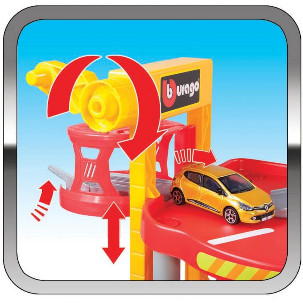 Bburago Spiel-Parkgarage »StreetFire ParkingPlaySet«