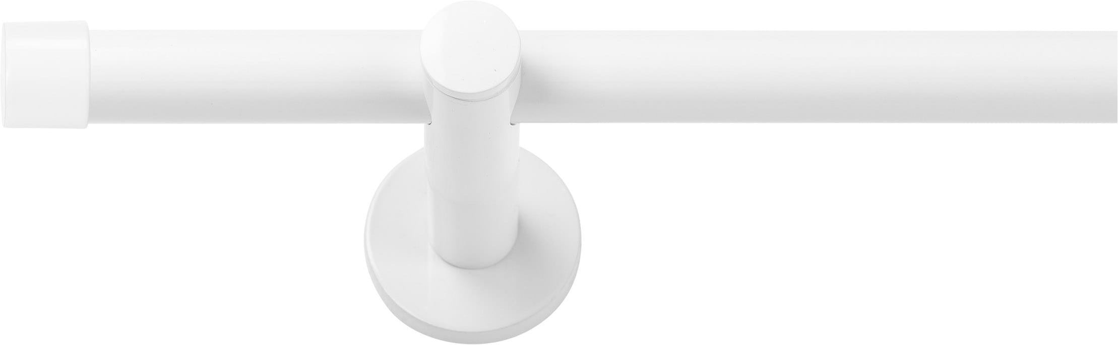 SN DECO GROUP Gardinenstange "Gardinenstange Brest Ø 19 mm, 1-läufig, Fixmaß, verschraubt, Stahl" Ø 19 mm Fixmaß;kürzbar