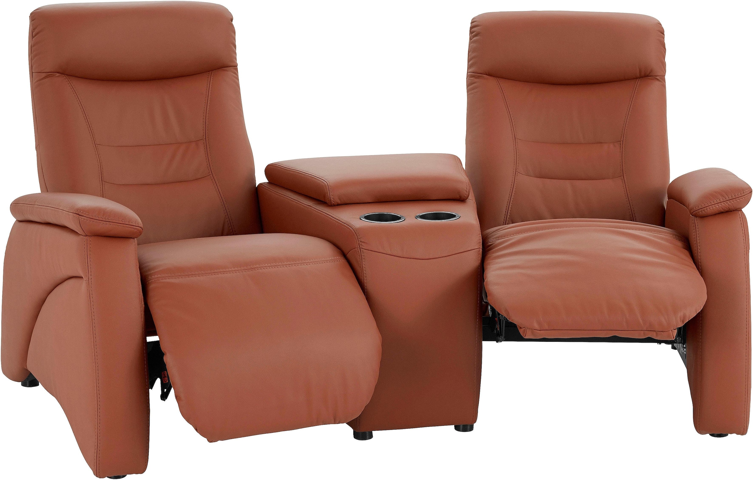 exxpo - sofa fashion 2,5-Sitzer »Ascoli, Kinosofa mit hohem Sitzkomfort, bequeme Armlehnen«, inkl. Relaxfunktion, mit Ablage und Staufach, hohe Rückenlehne