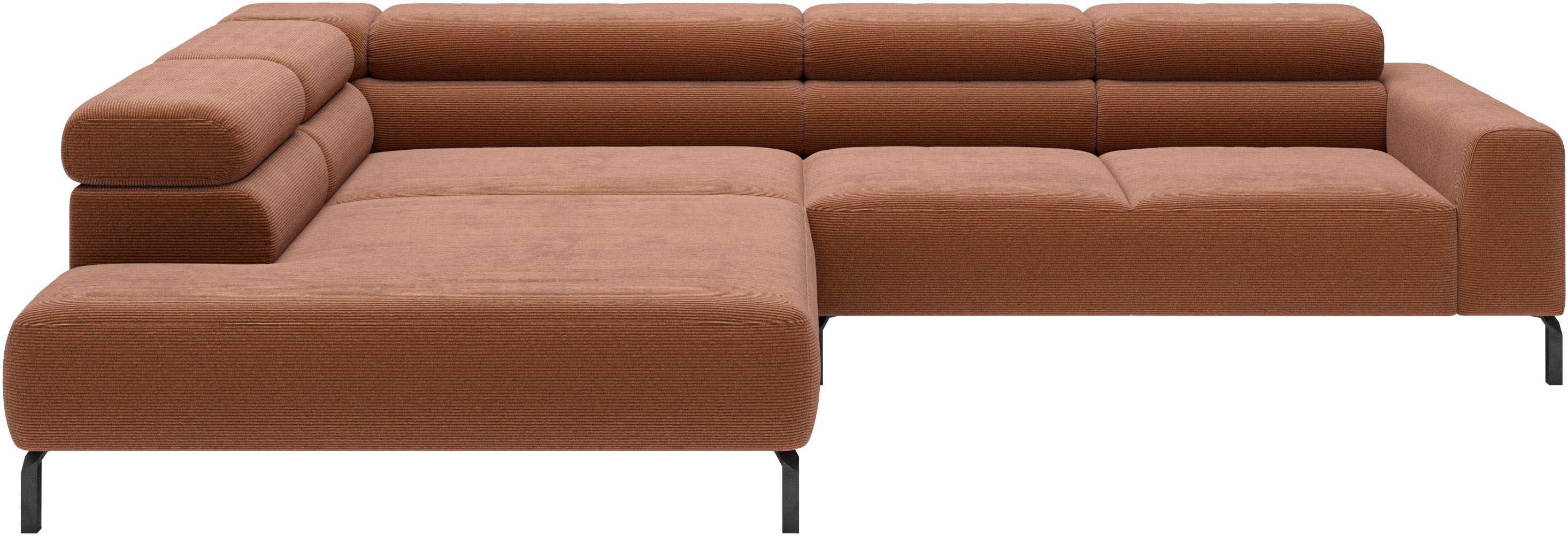 Home affaire Ecksofa "Antonelli, L-Form, incl. Kopfteilverstellung, Breite 312 cm" wahlweise elektrische Sitztiefenverstellung