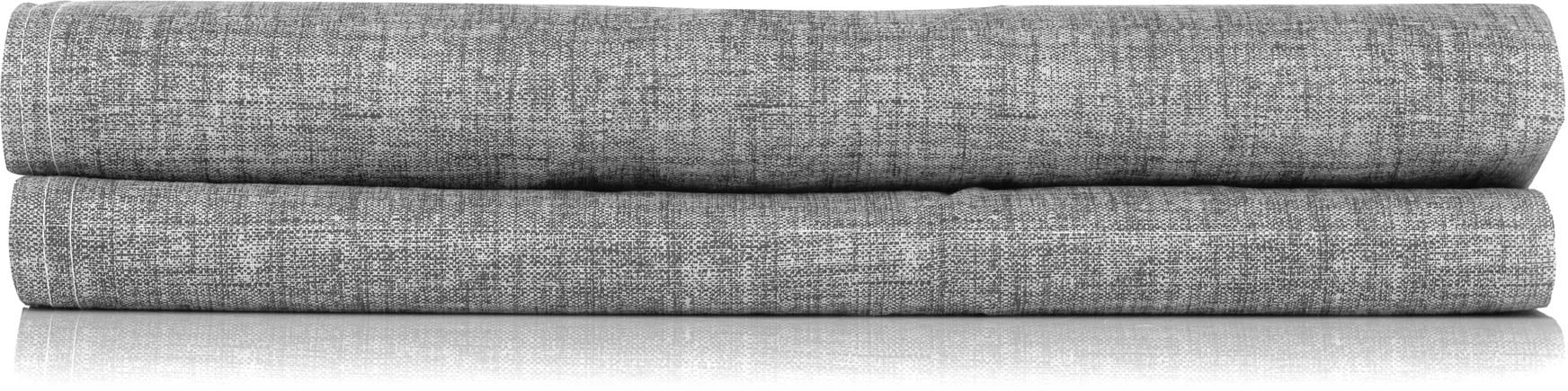 ZO HOME Spannbettlaken »Lino«, Laken aus 100% Baumwolle, Linen-look Print, Betttuch ab 90x200